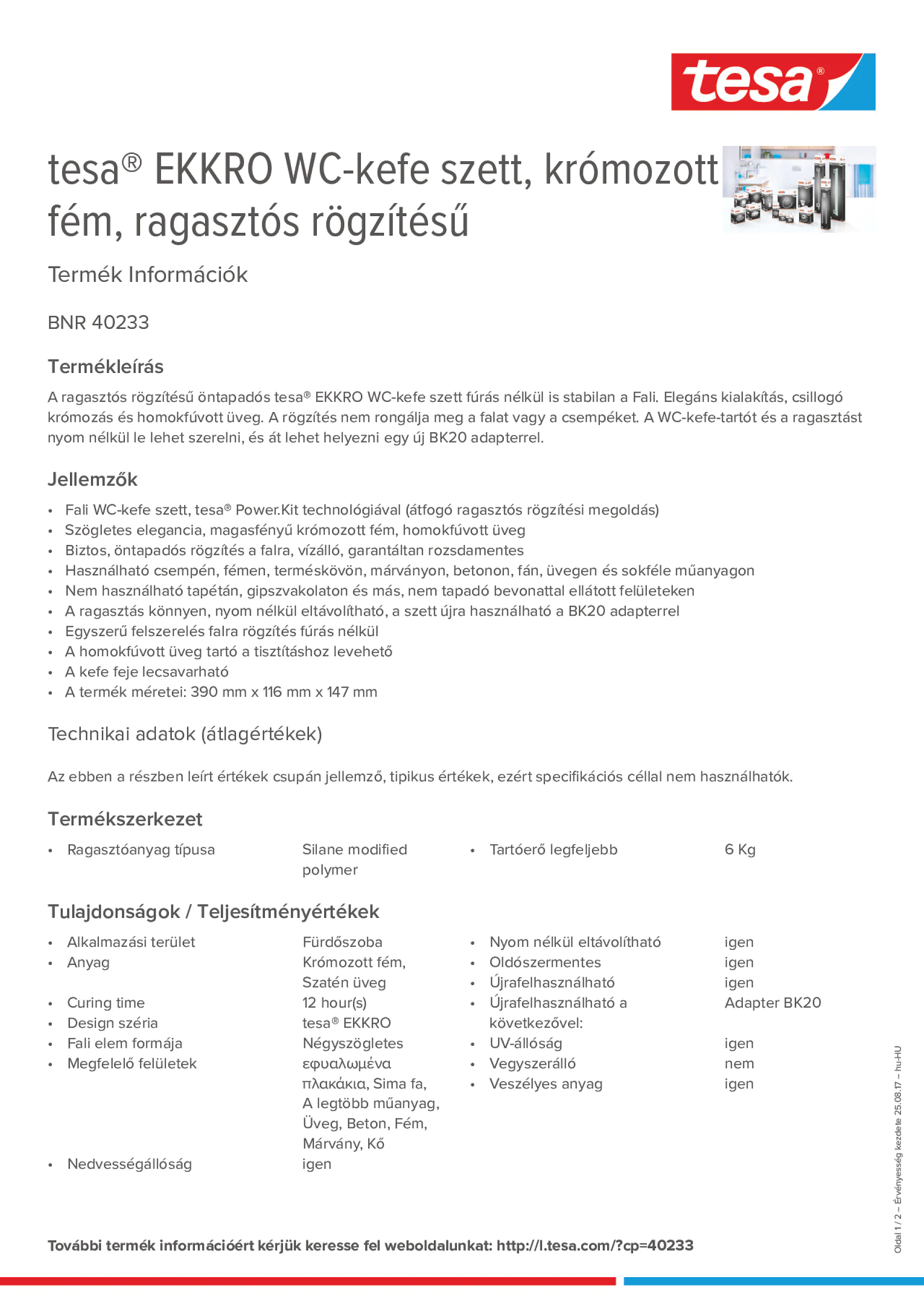 Product information_tesa® 40233_hu-HU