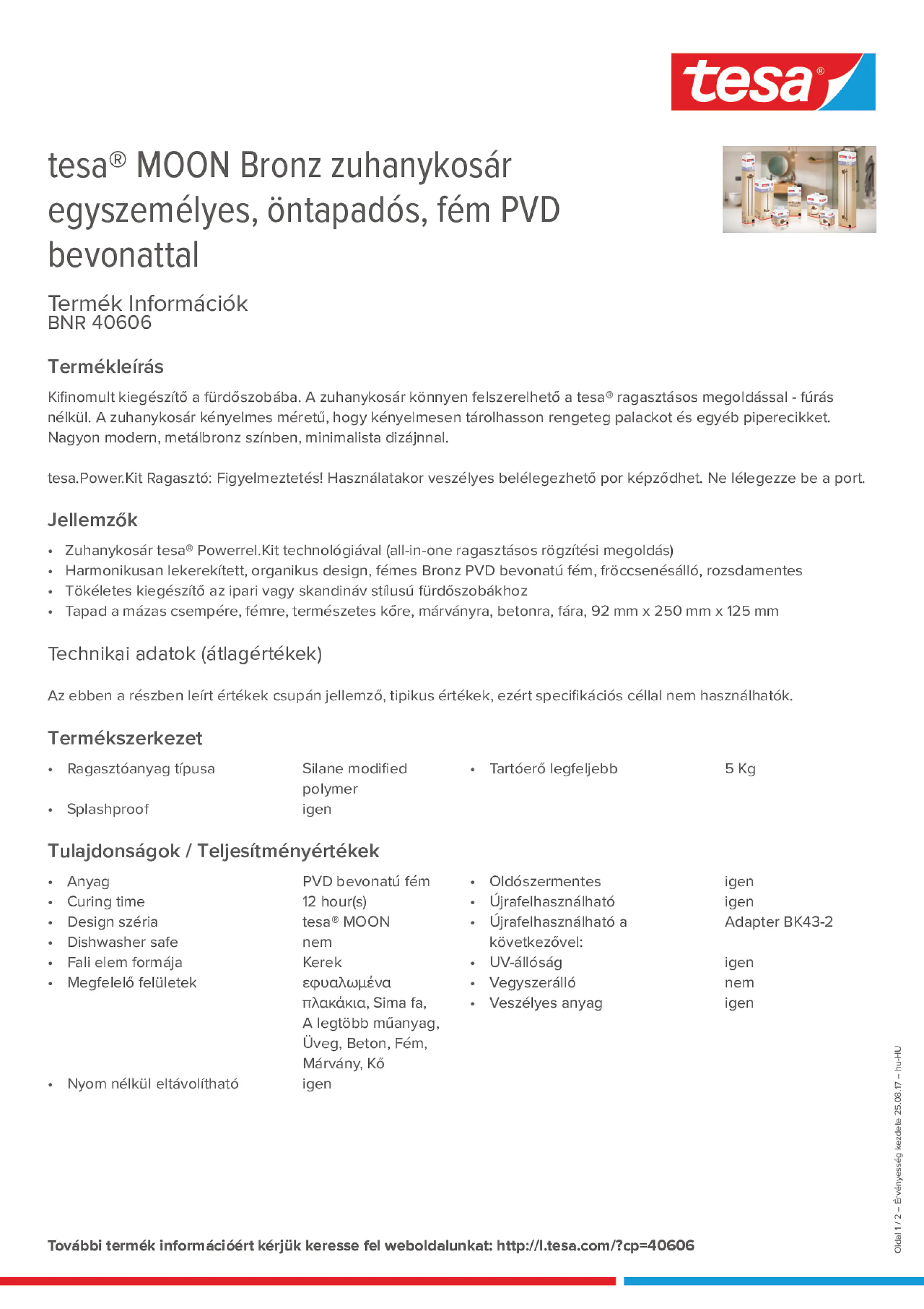 Product information_tesa® 40606_hu-HU