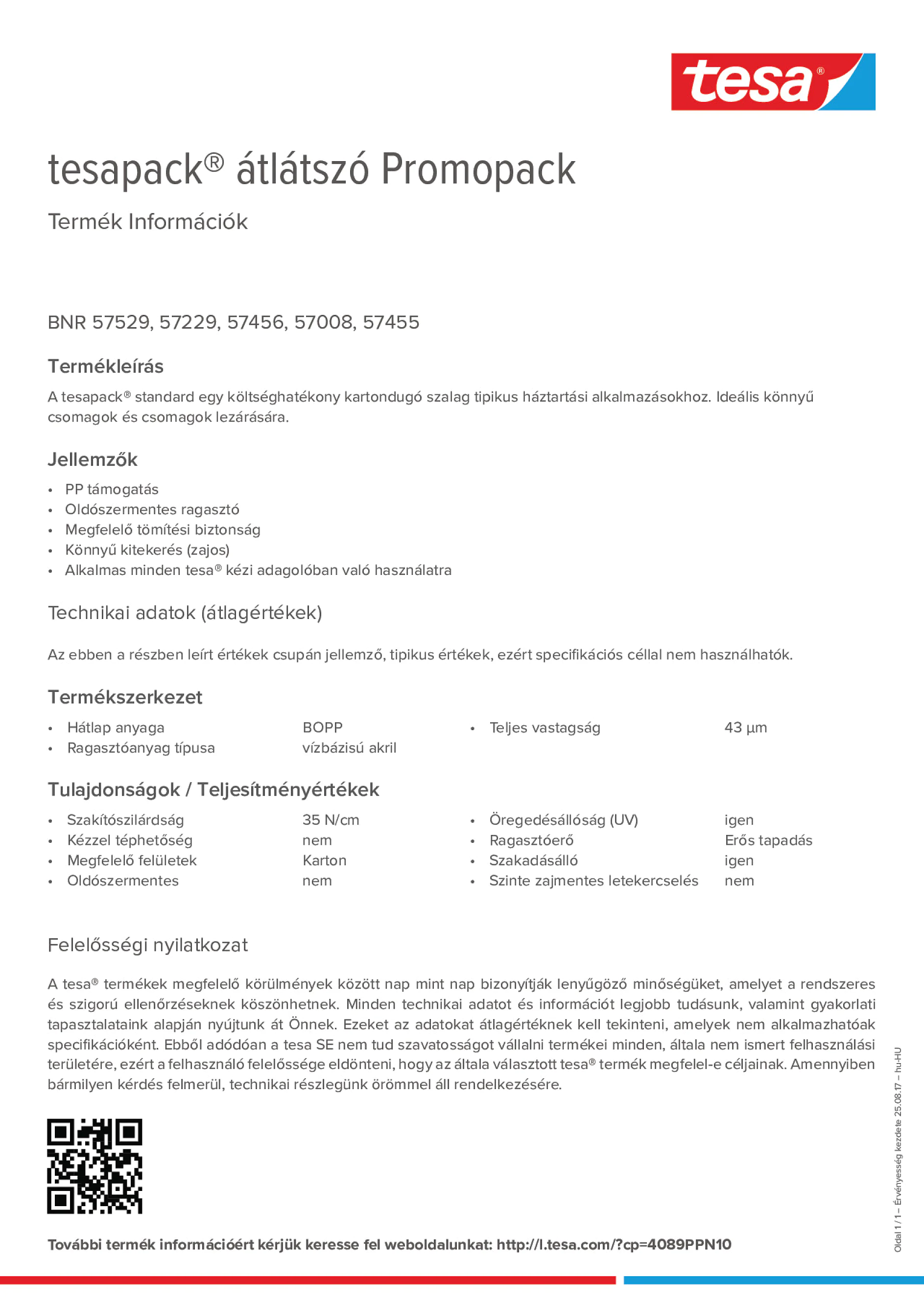 Product information_tesapack® 57456_hu-HU