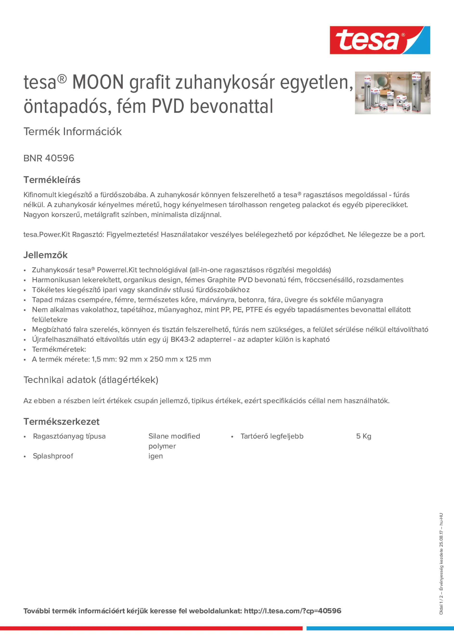 Product information_tesa® 40596_hu-HU