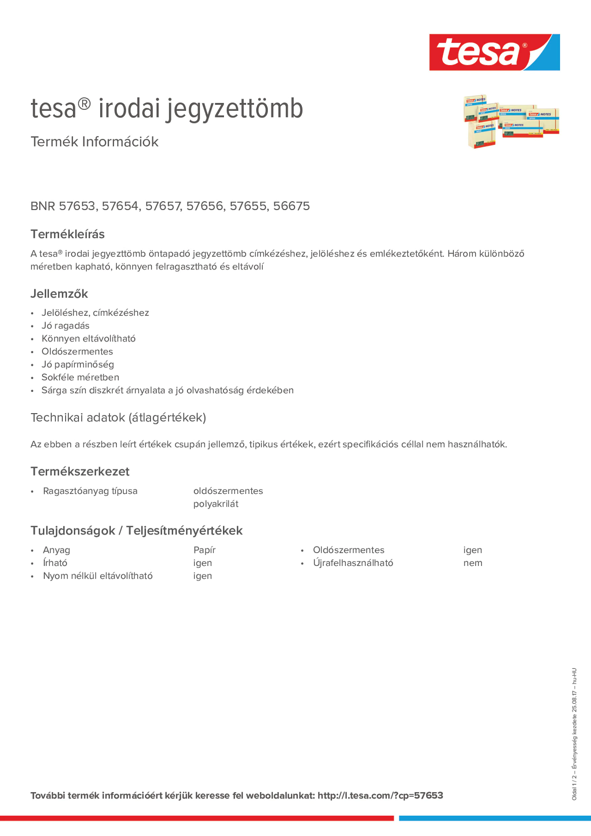 Product information_tesa® 57655_hu-HU