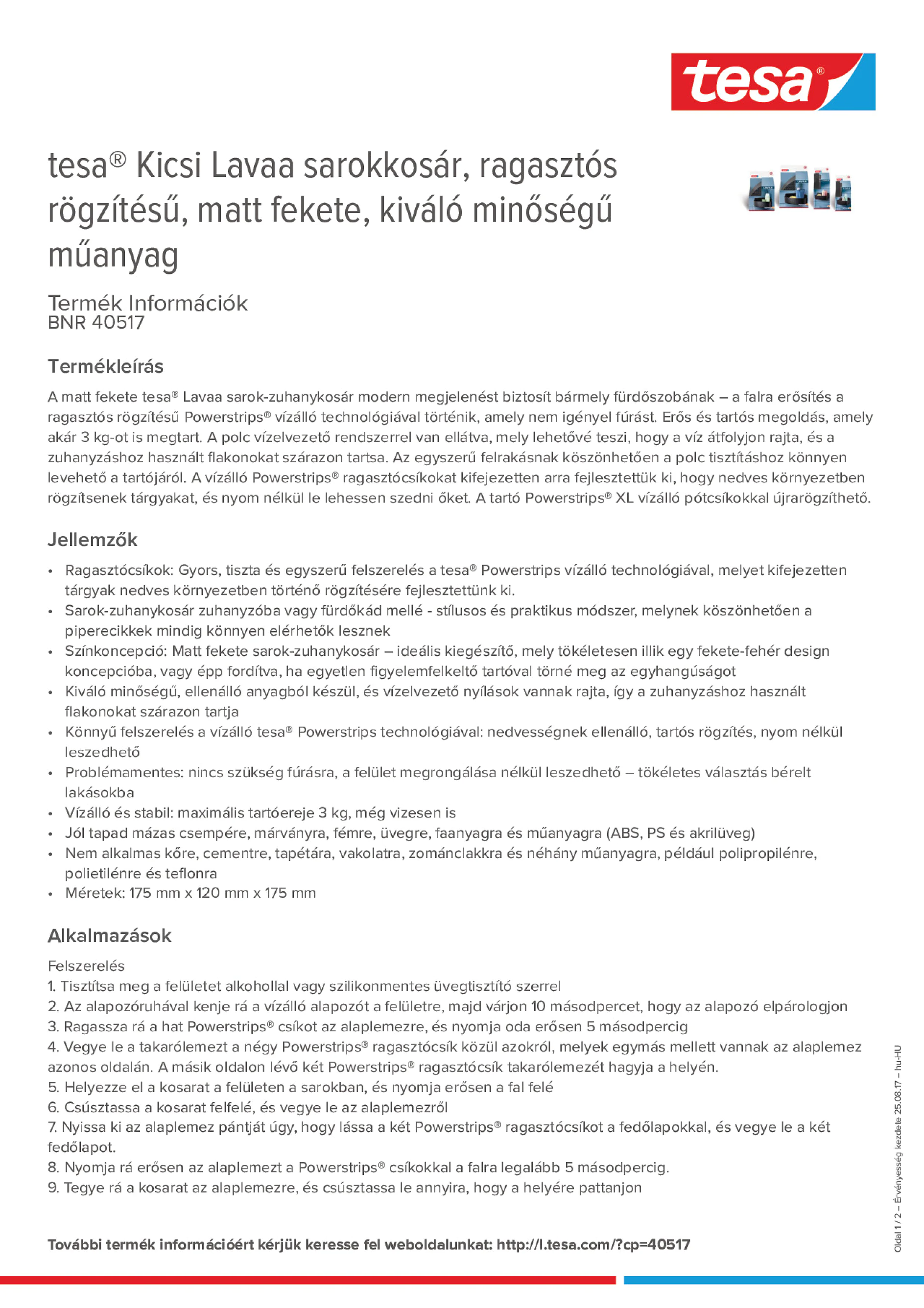 Product information_tesa® 40517_hu-HU