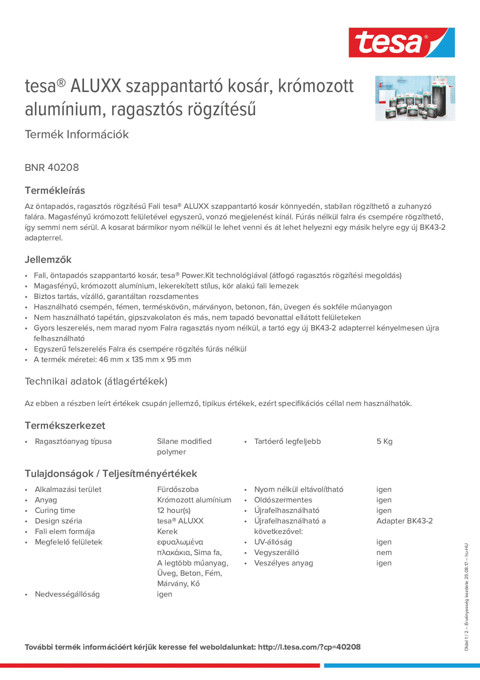 Product information_tesa® 40208_hu-HU
