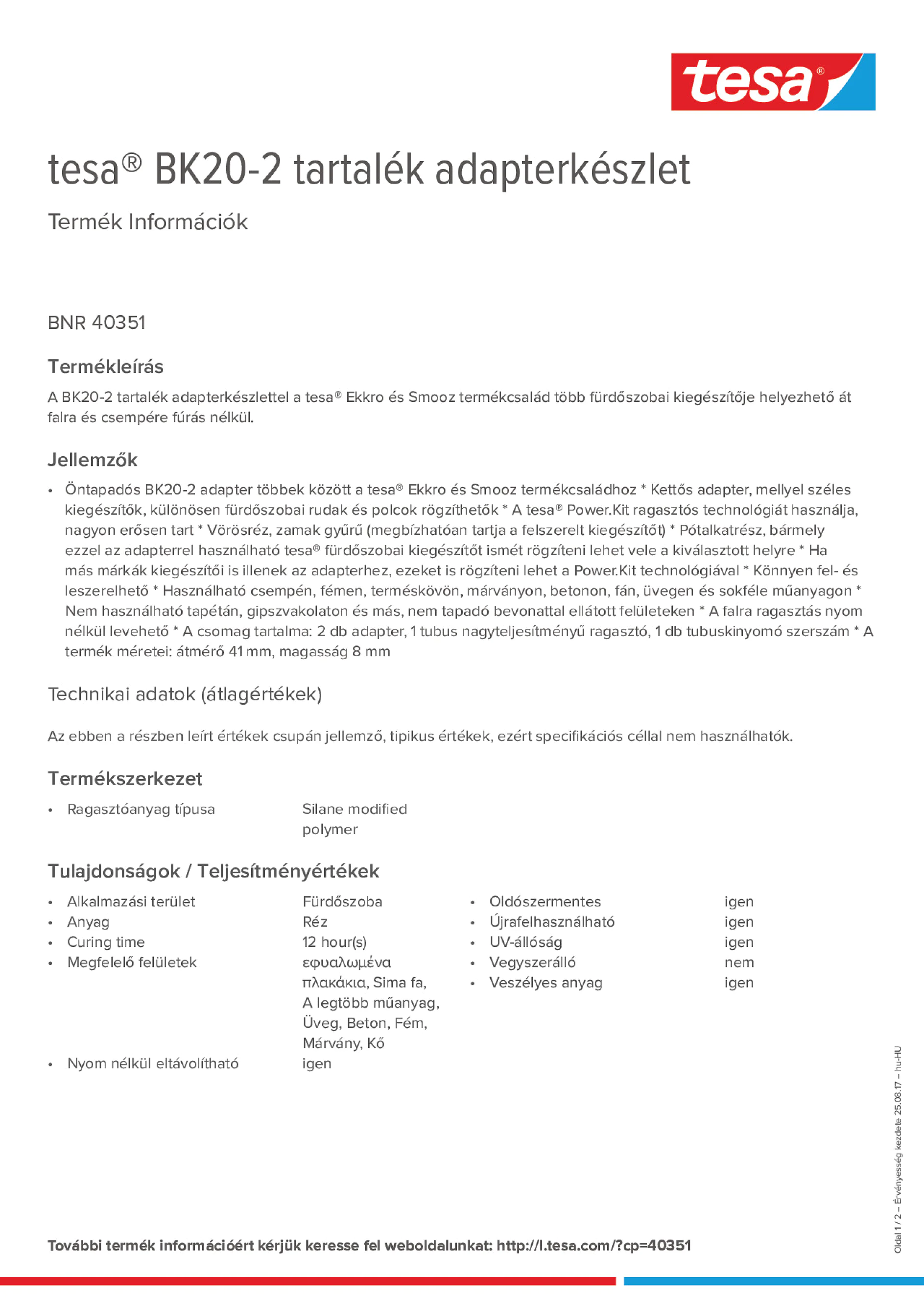 Product information_tesa® 40351_hu-HU