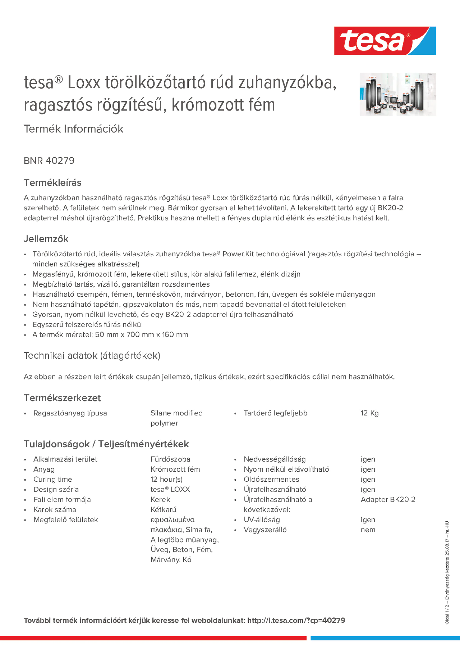 Product information_tesa® 40279_hu-HU