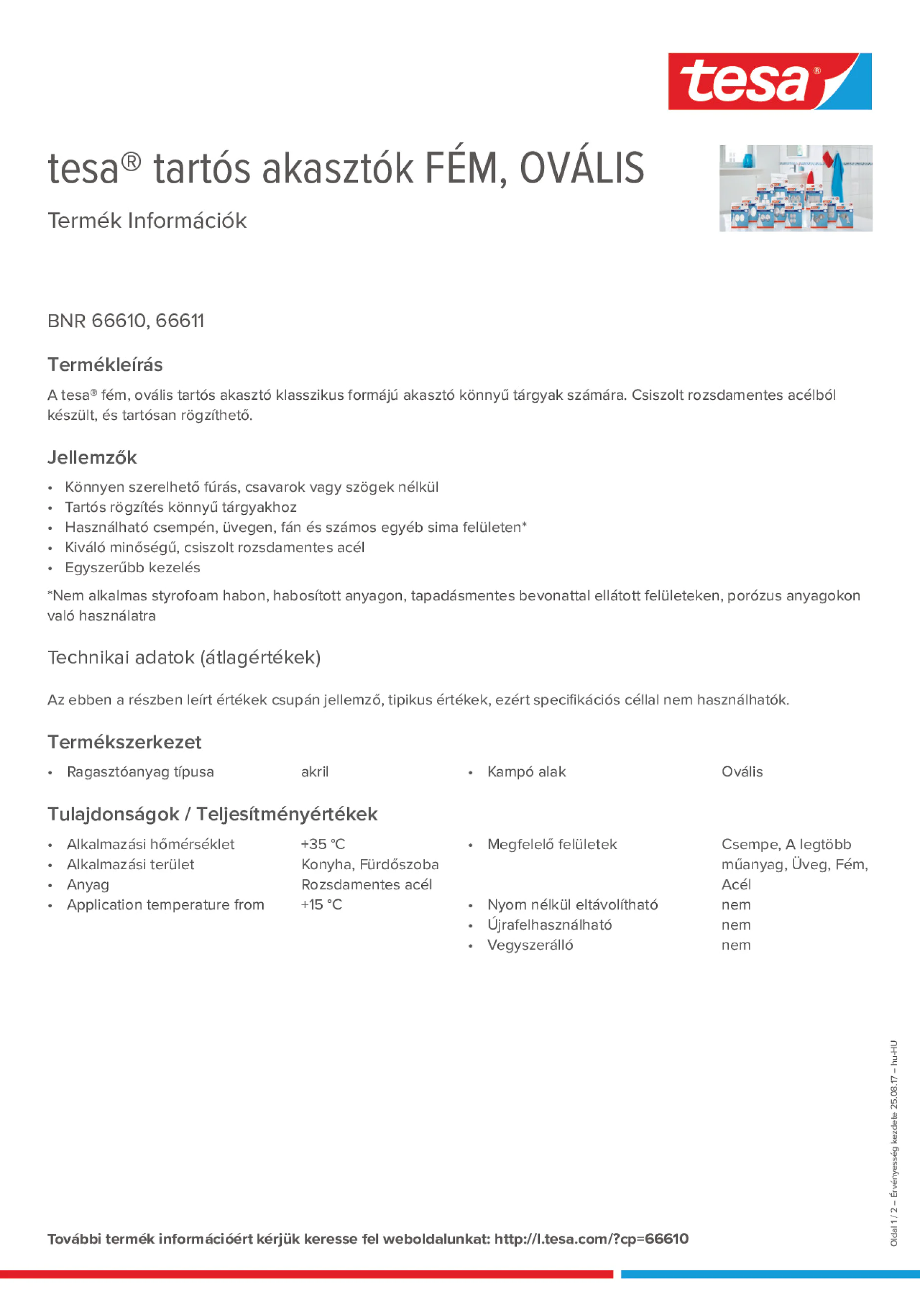 Product information_tesa® 66611_hu-HU