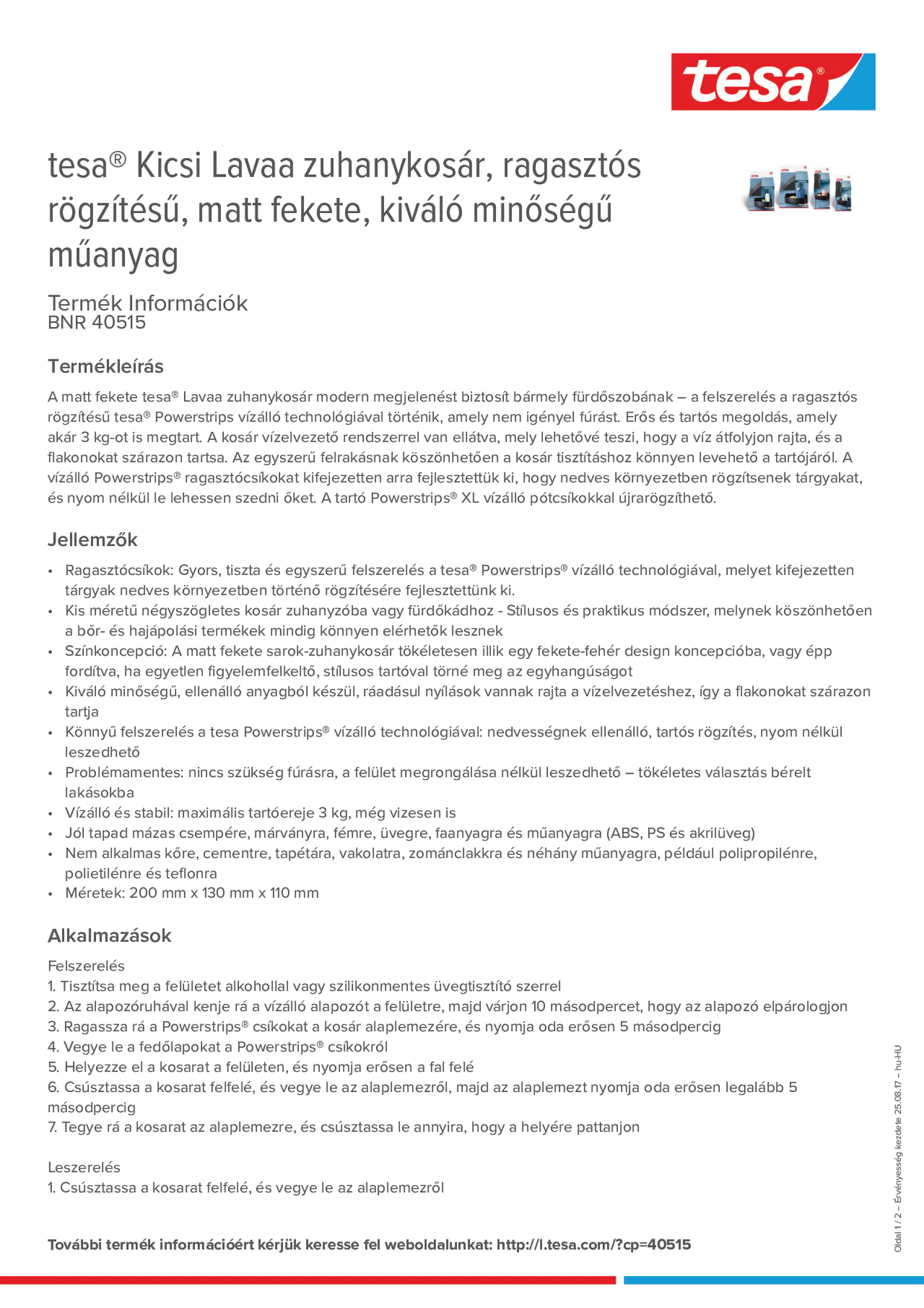Product information_tesa® 40515_hu-HU