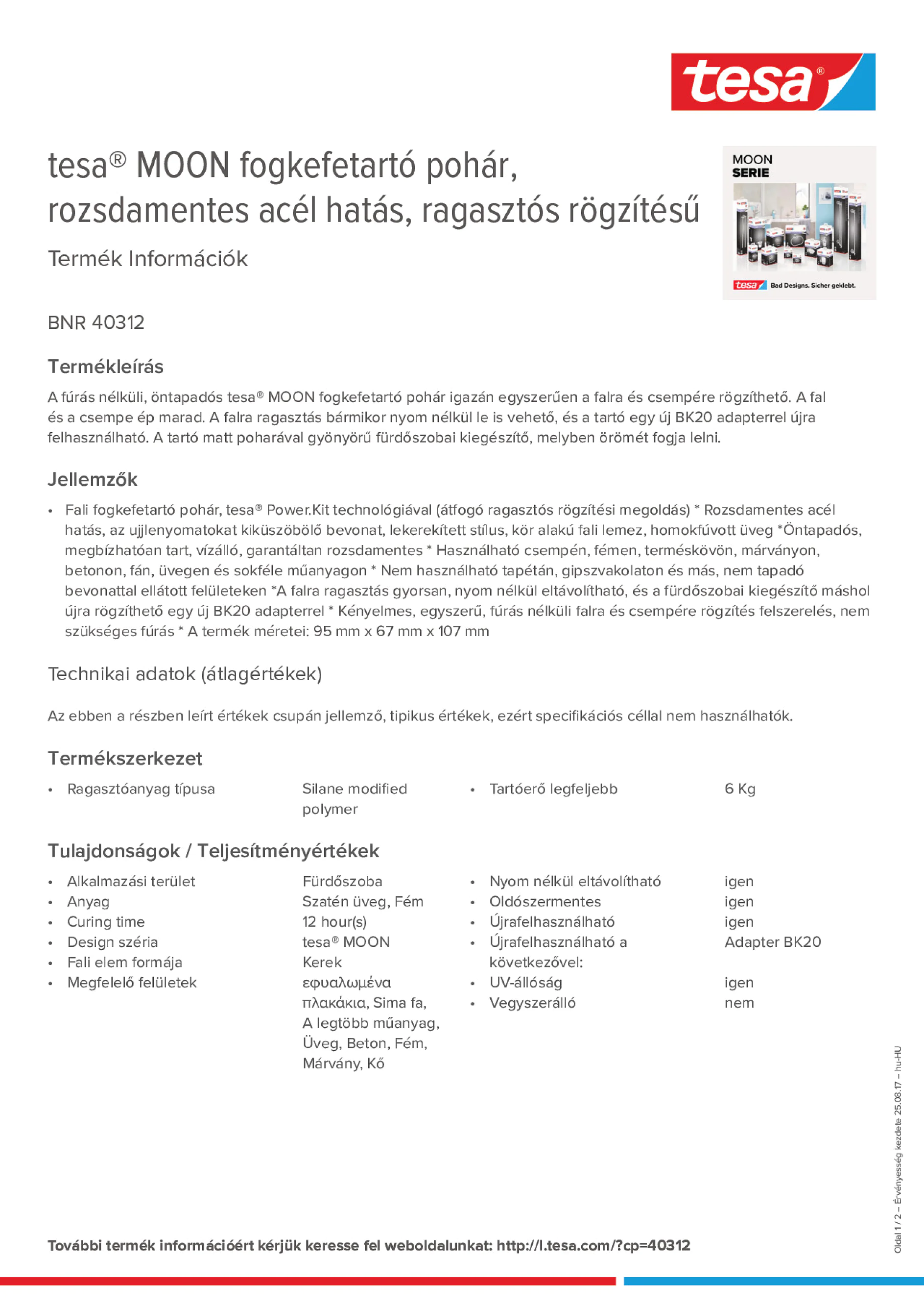 Product information_tesa® 40312_hu-HU
