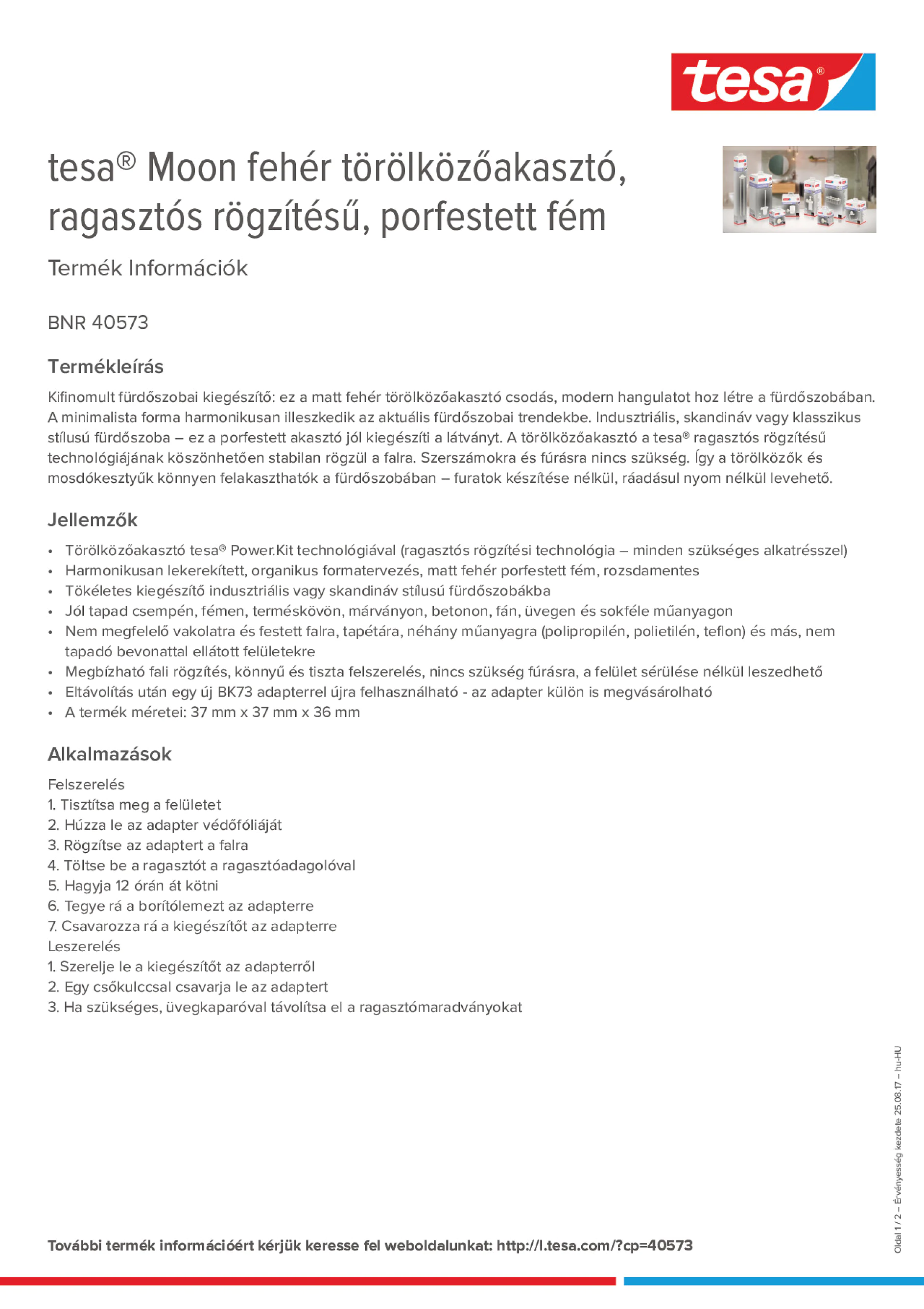 Product information_tesa® 40573_hu-HU