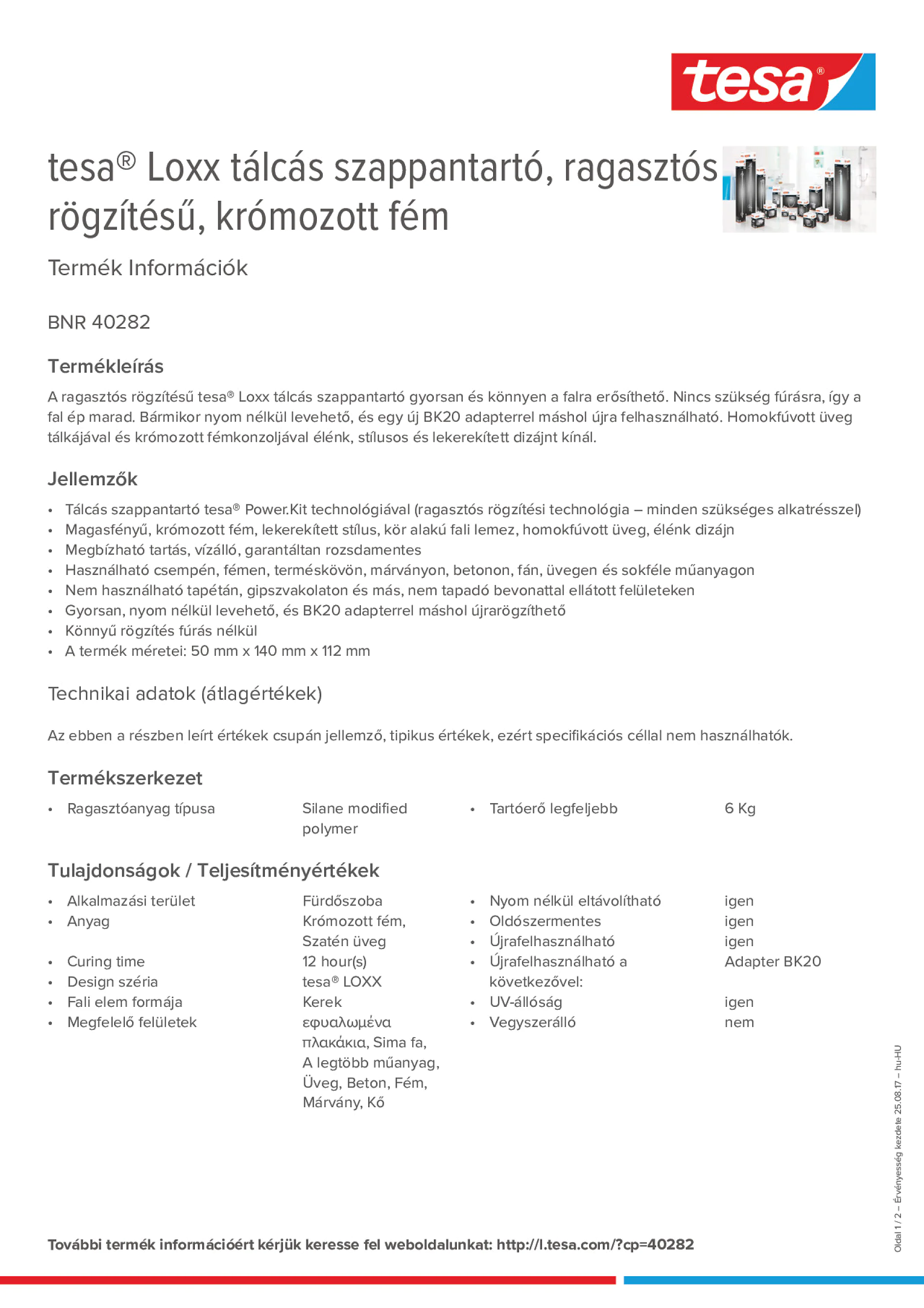 Product information_tesa® 40282_hu-HU