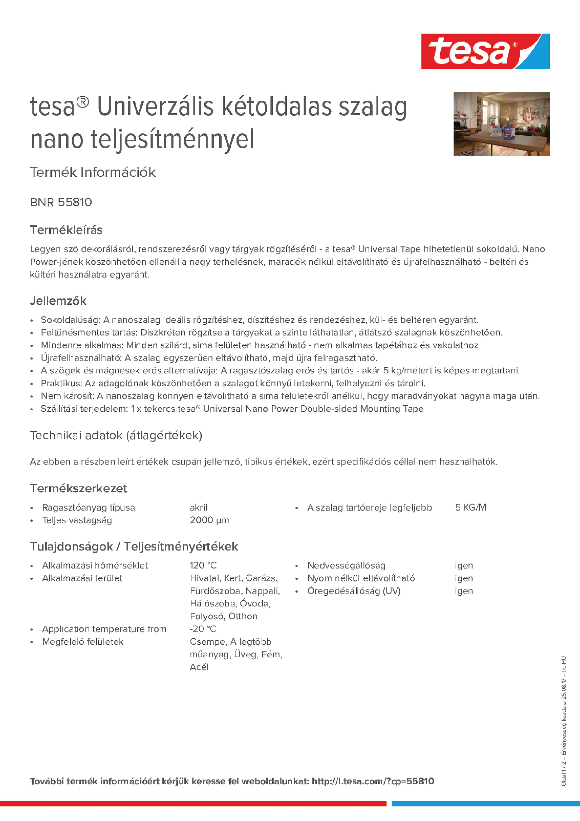 Product information_tesa® 55810_hu-HU