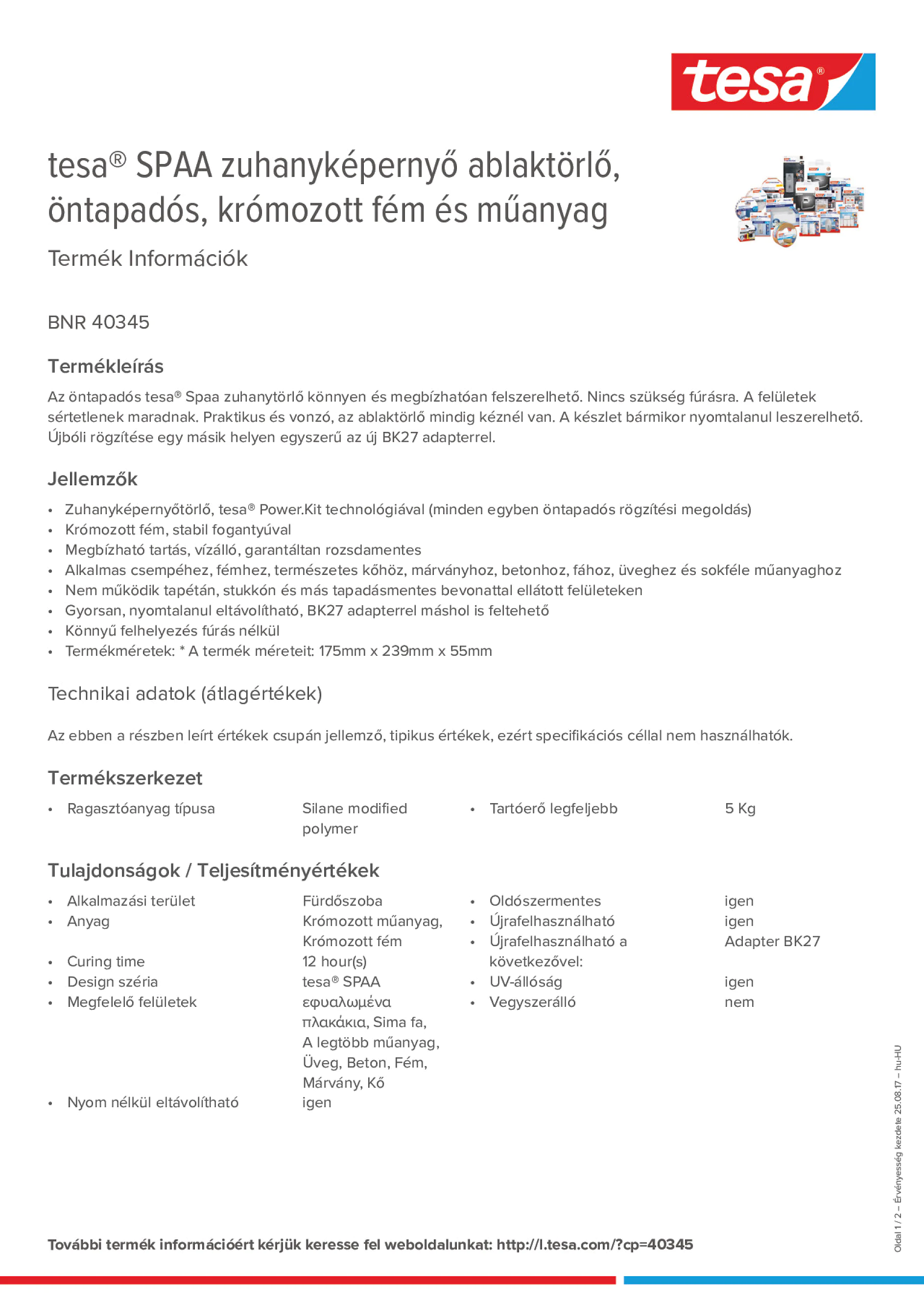Product information_tesa® 40345_hu-HU