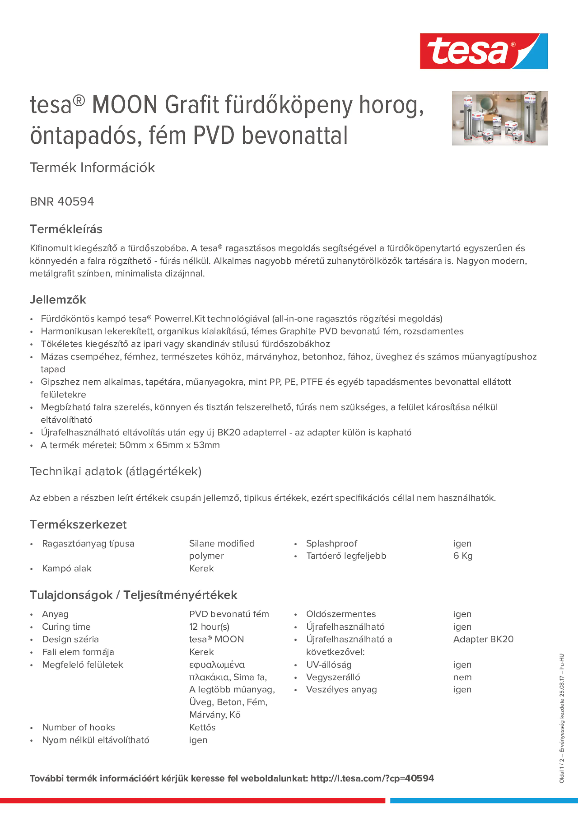Product information_tesa® 40594_hu-HU