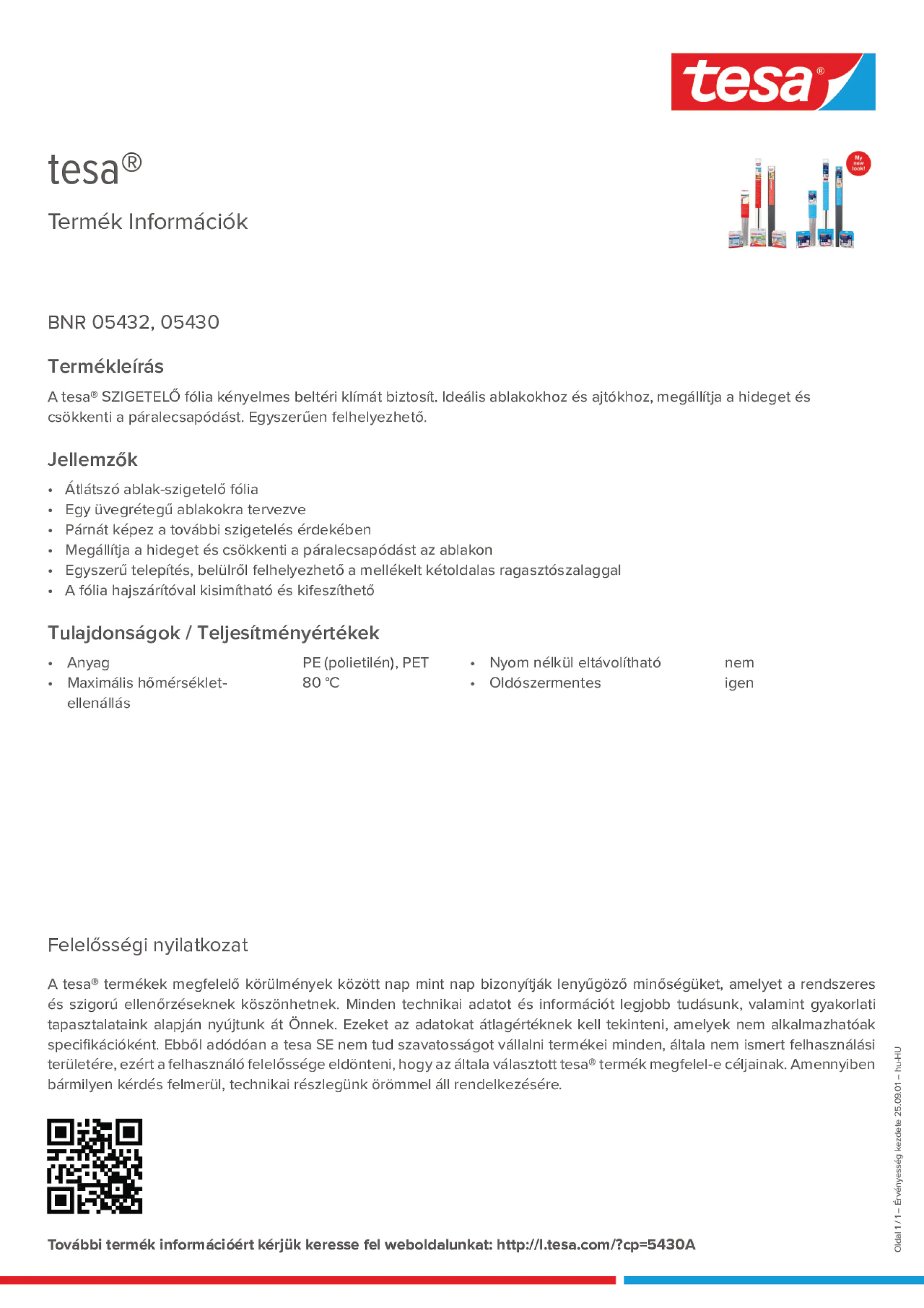 Product information_tesa® 05432_hu-HU