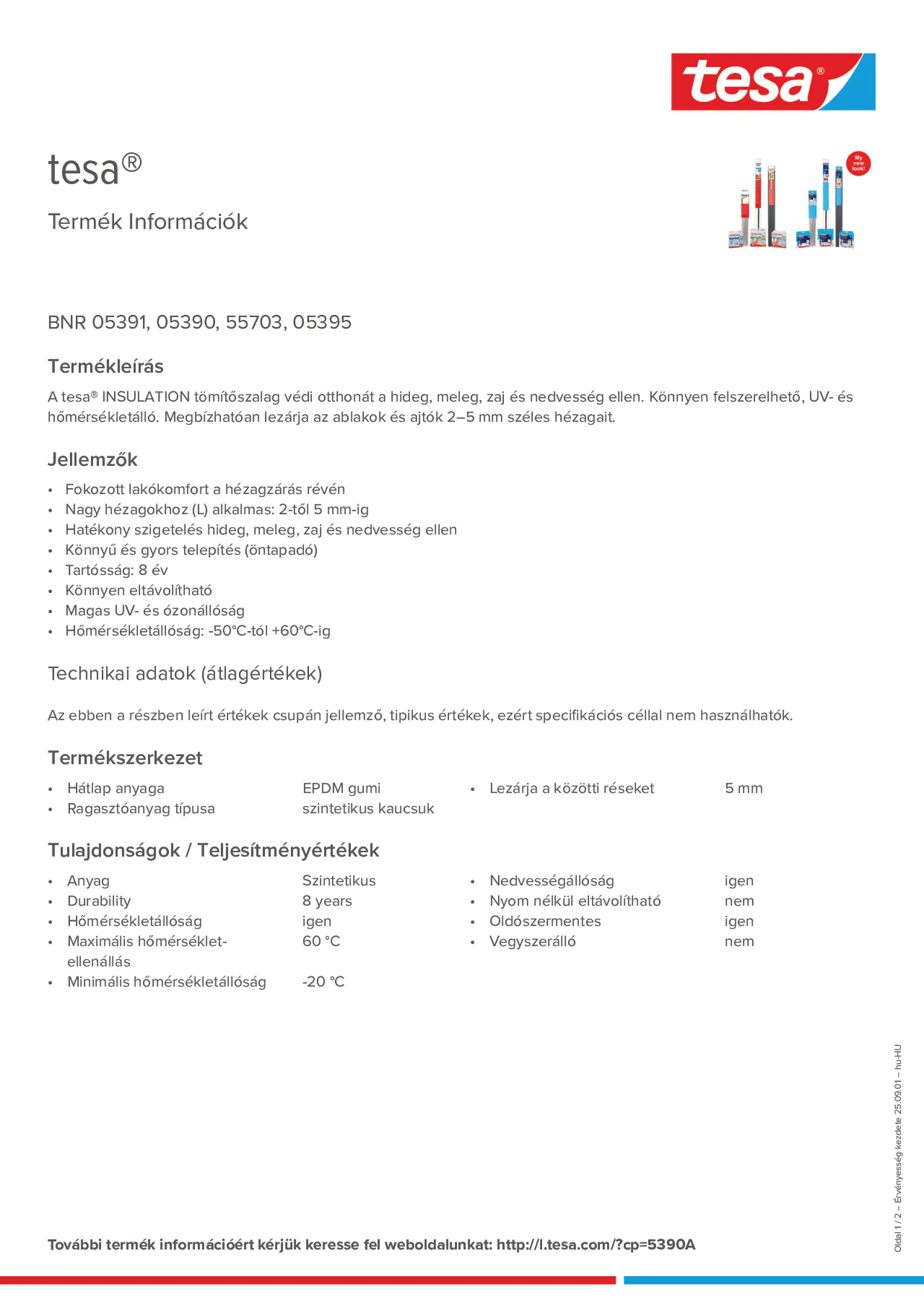 Product information_tesa® 05391_hu-HU