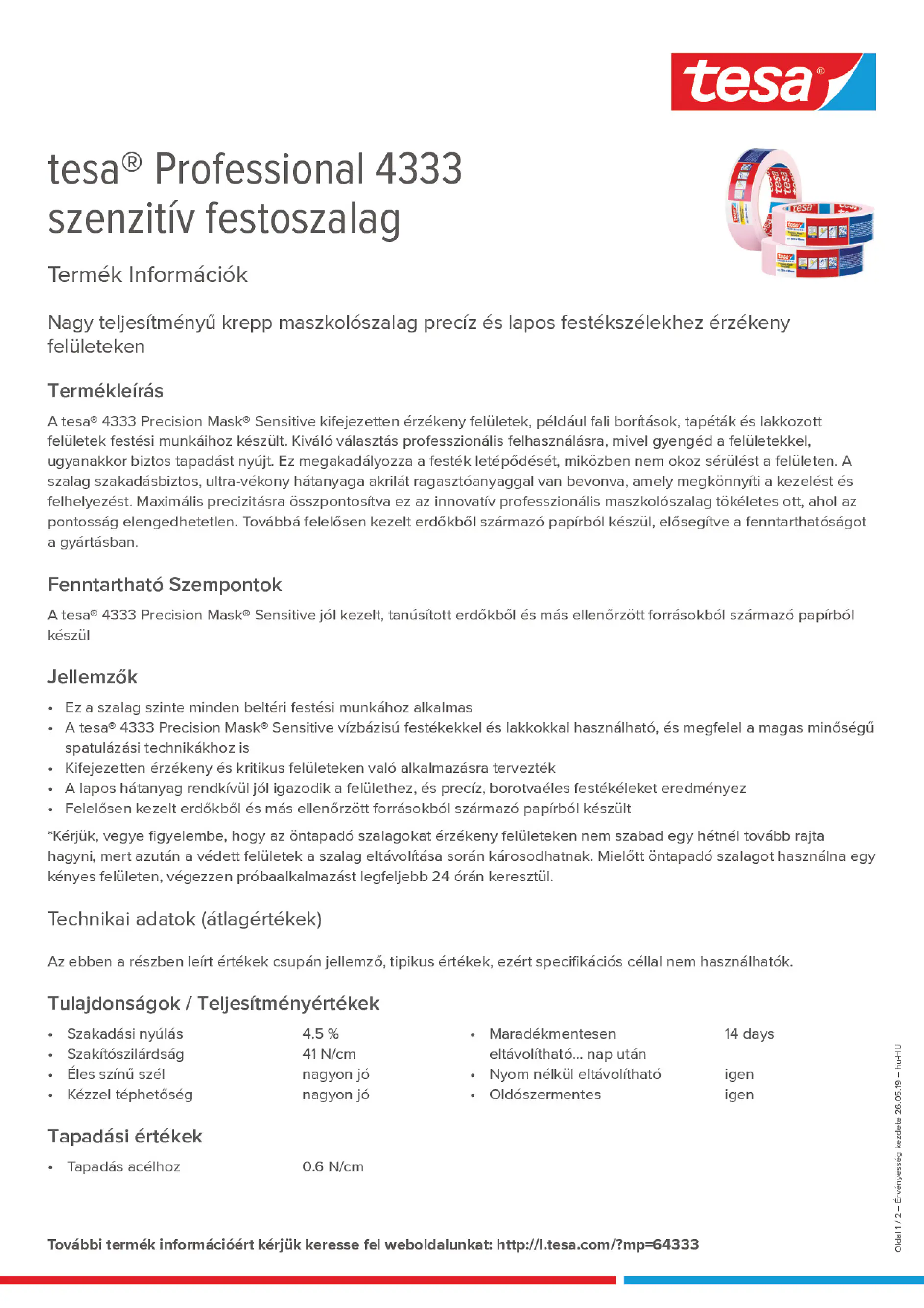 Product information_tesa® Professional 04333_hu-HU