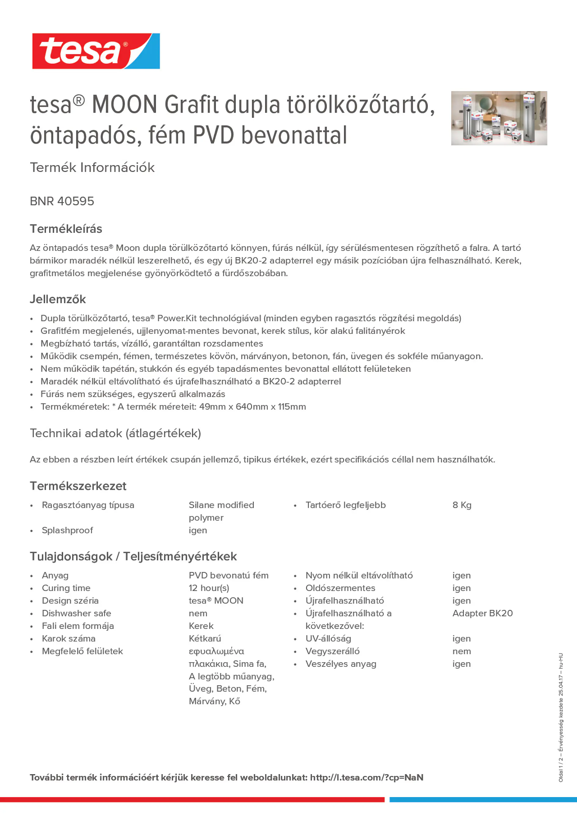 Product information_tesa® 40595_hu-HU