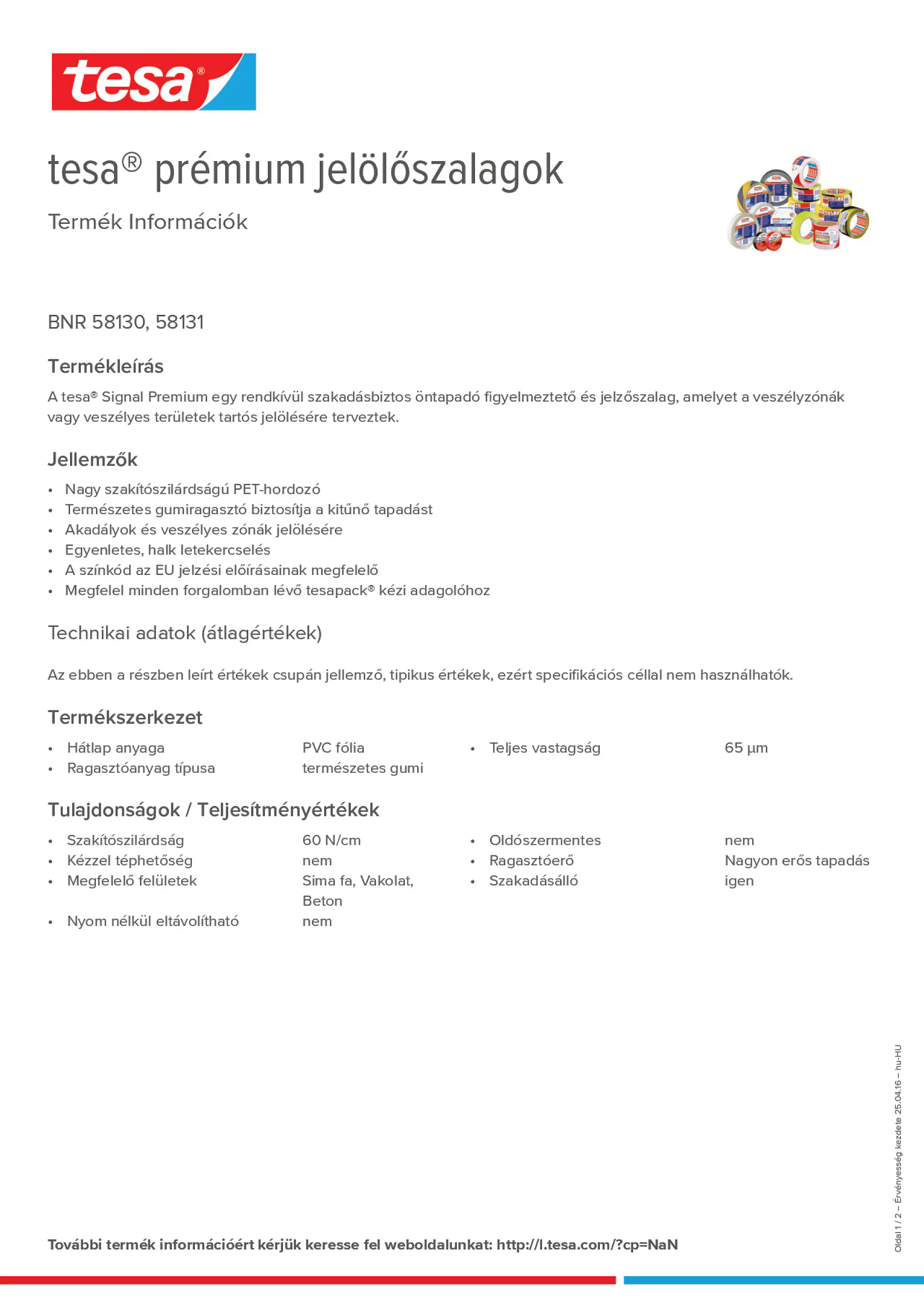Product information_tesa® 58131_hu-HU