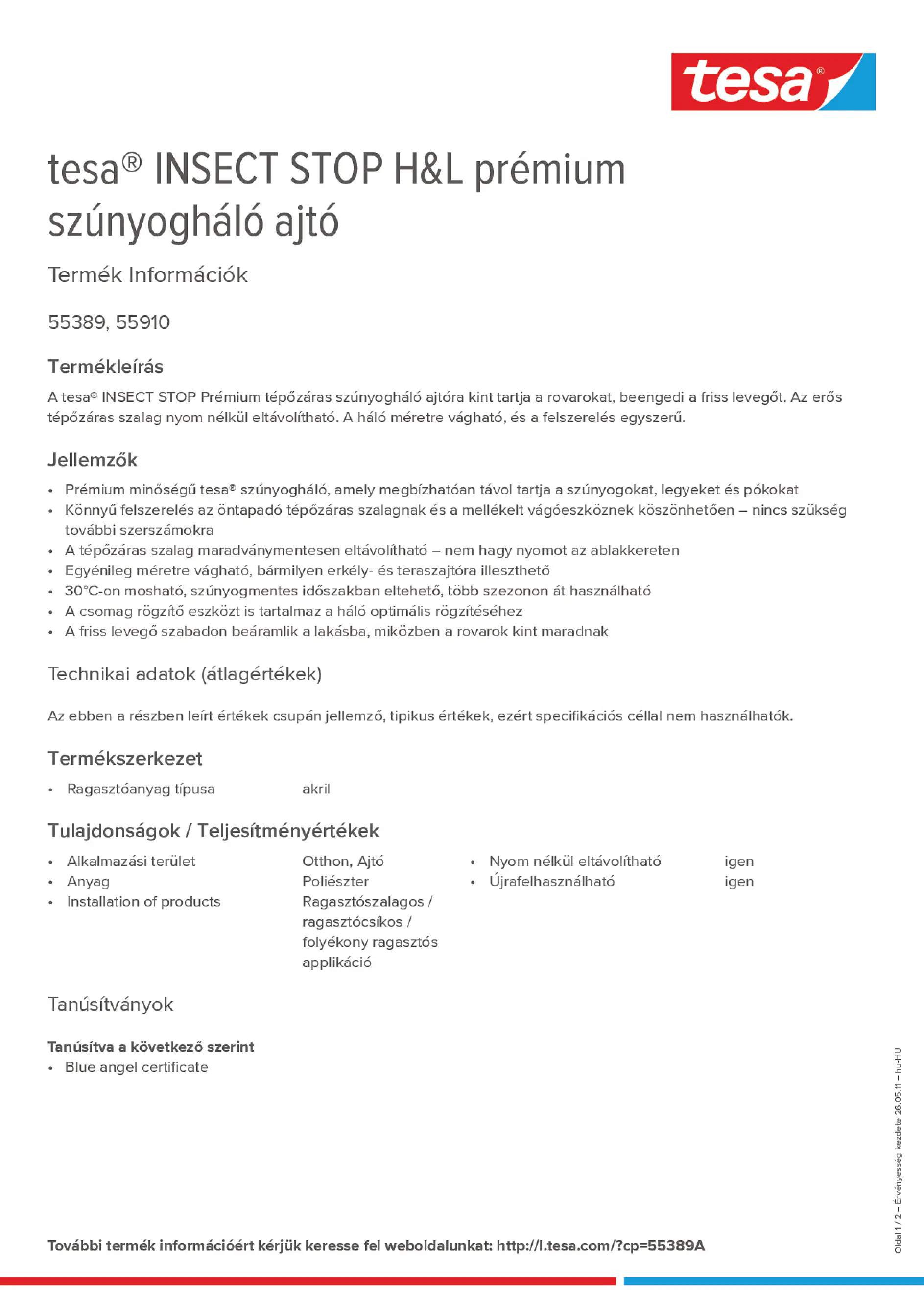 Product information_tesa® 55389A_hu-HU