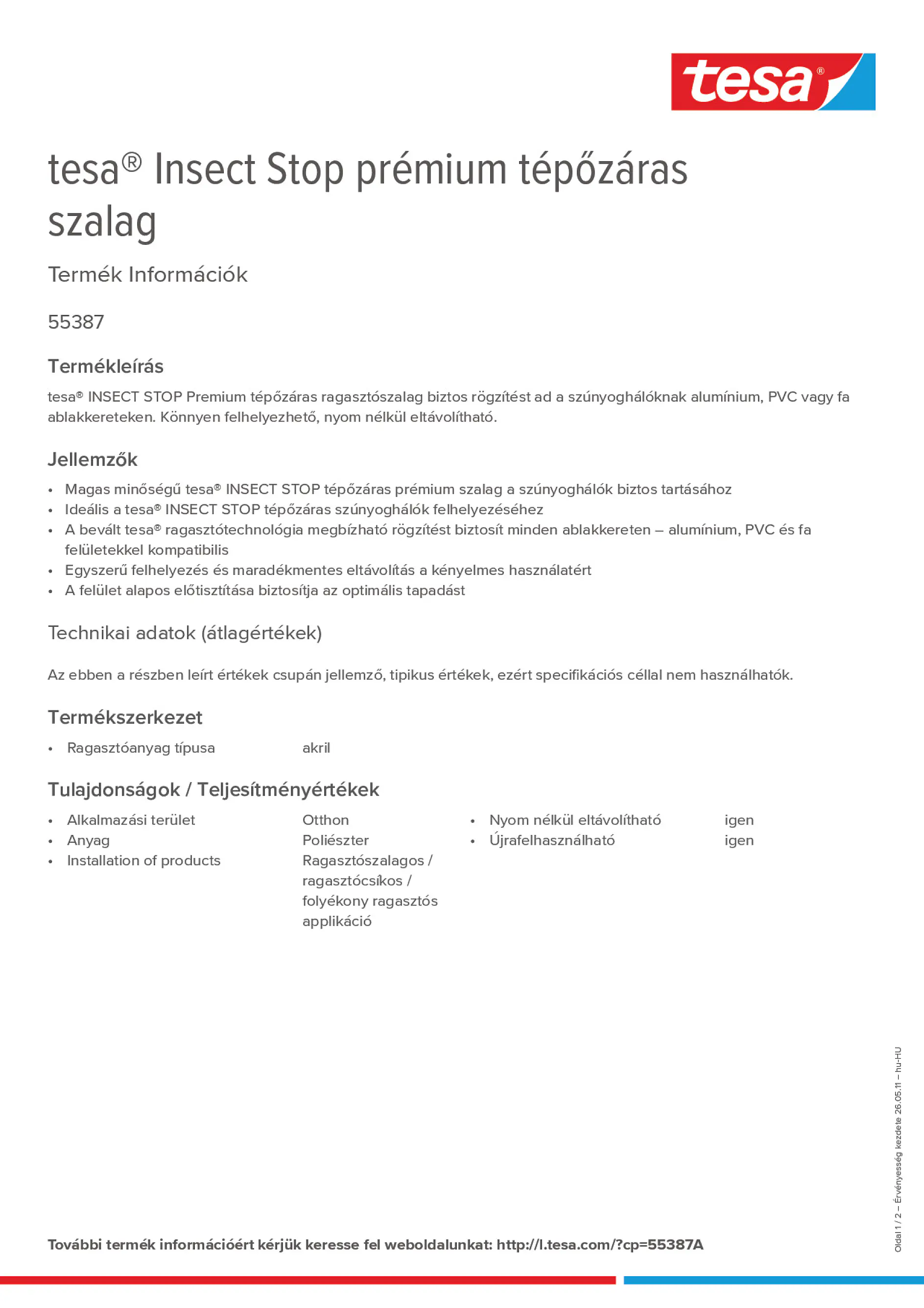 Product information_tesa® 55387A_hu-HU