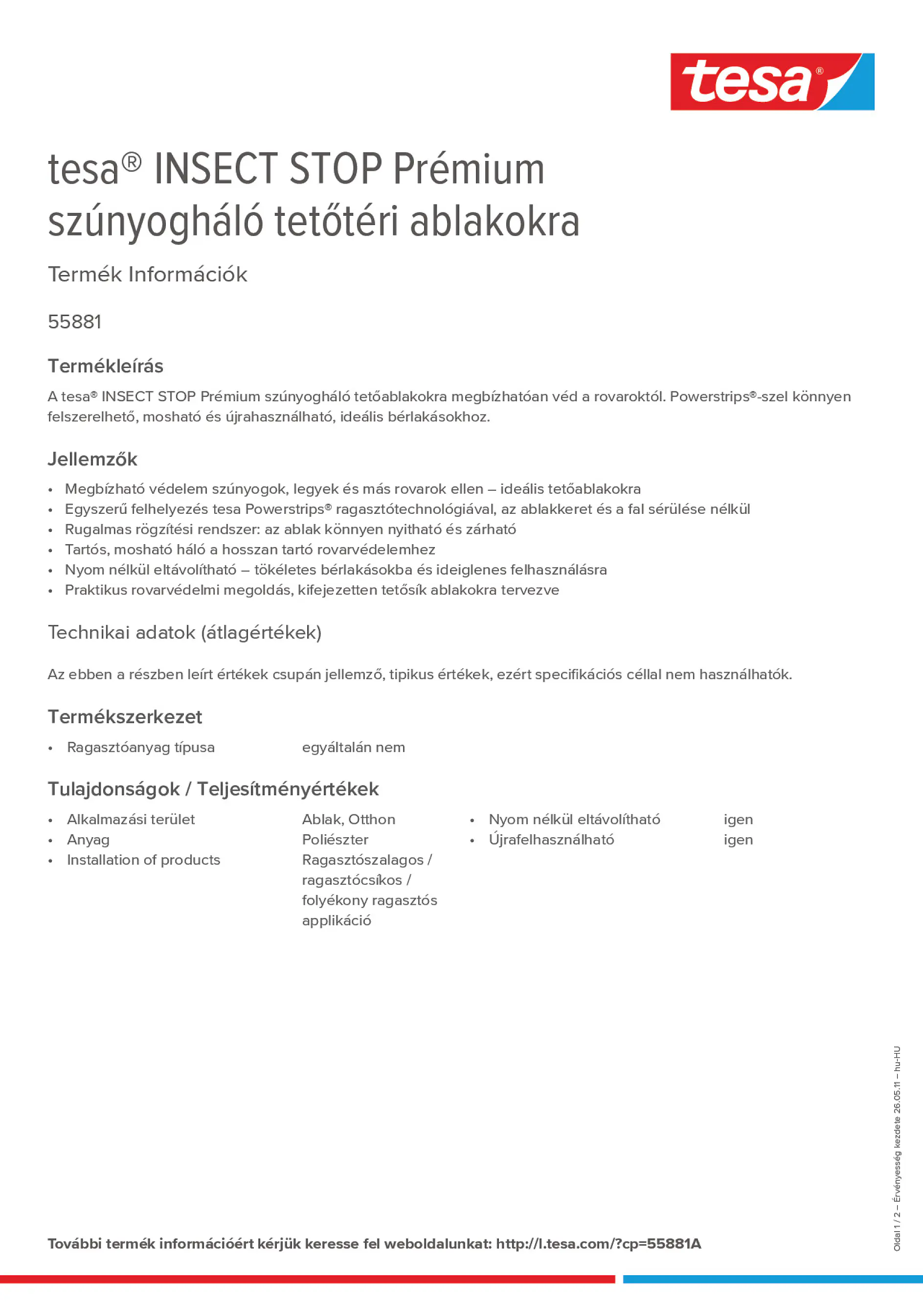 Product information_tesa® 55881A_hu-HU