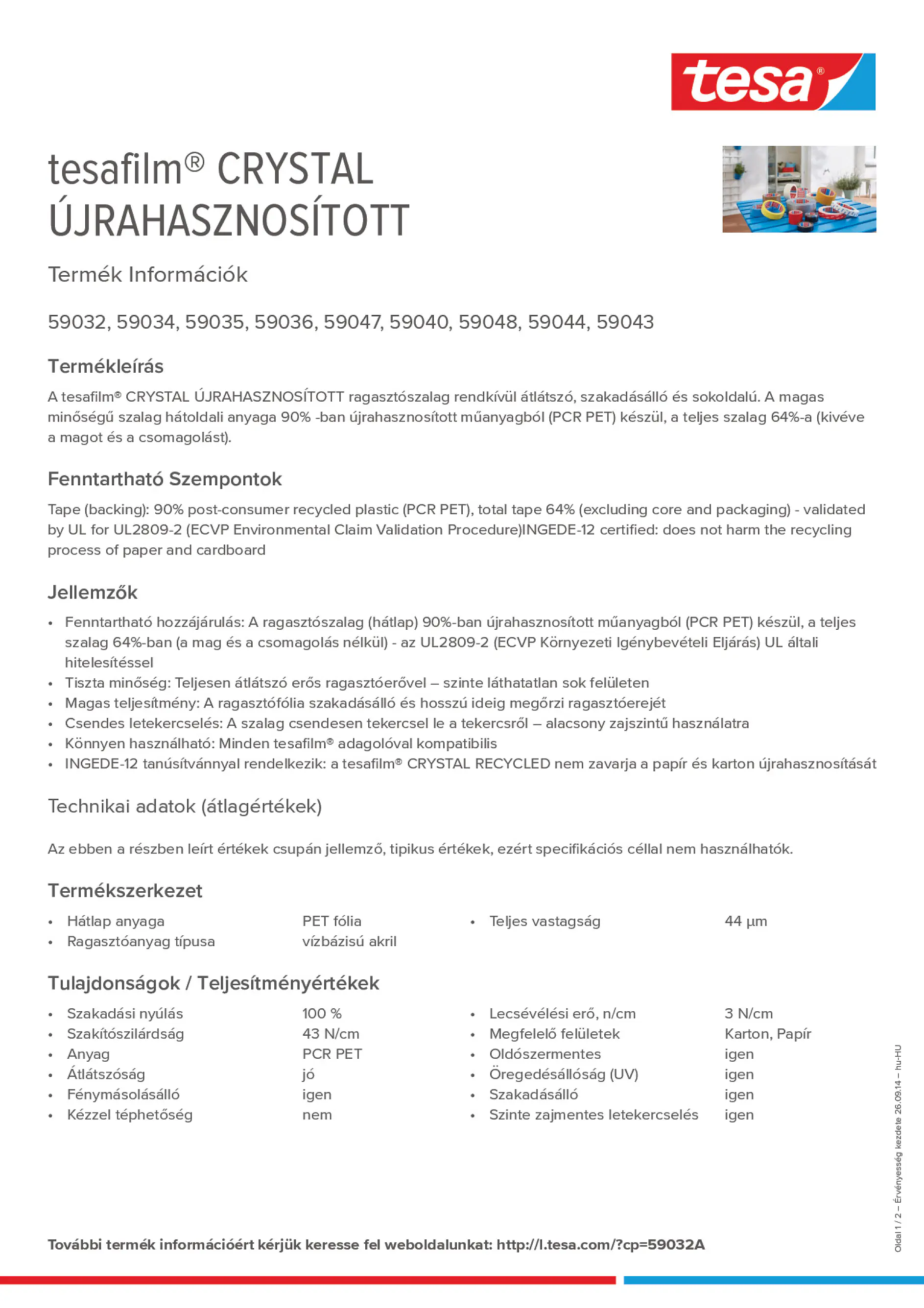 Product information_tesafilm® 59032A_hu-HU