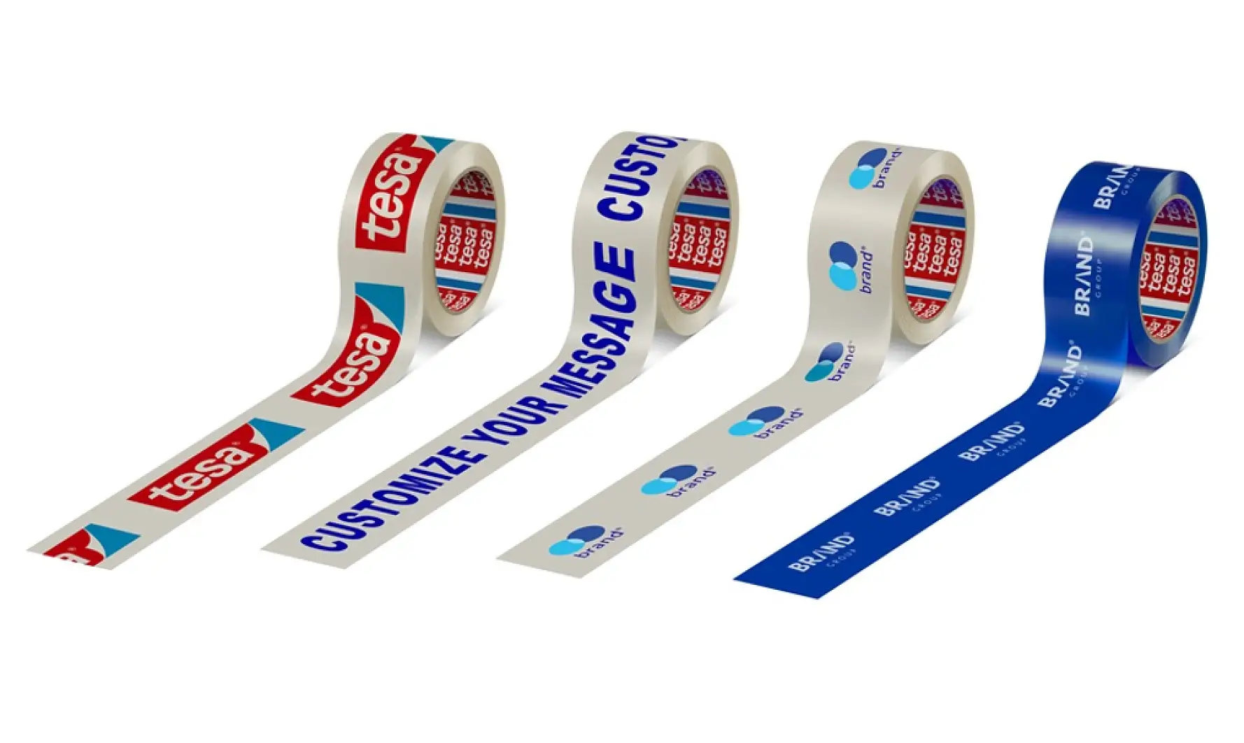 tesa 60028 and 60032 Printed Packaging Tape Design Examples