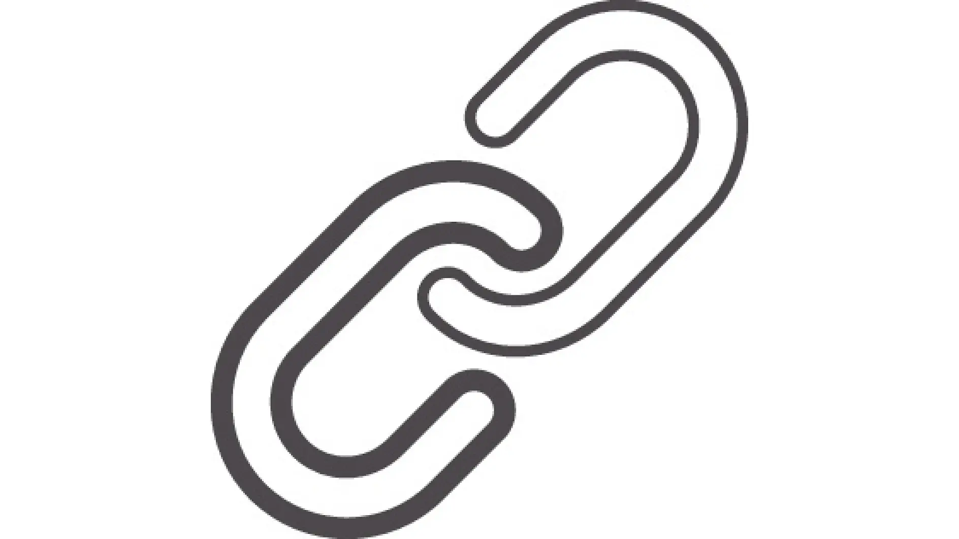 A simple icon depicting two interlocking chain links in black and white. (This text has been generated by AI)