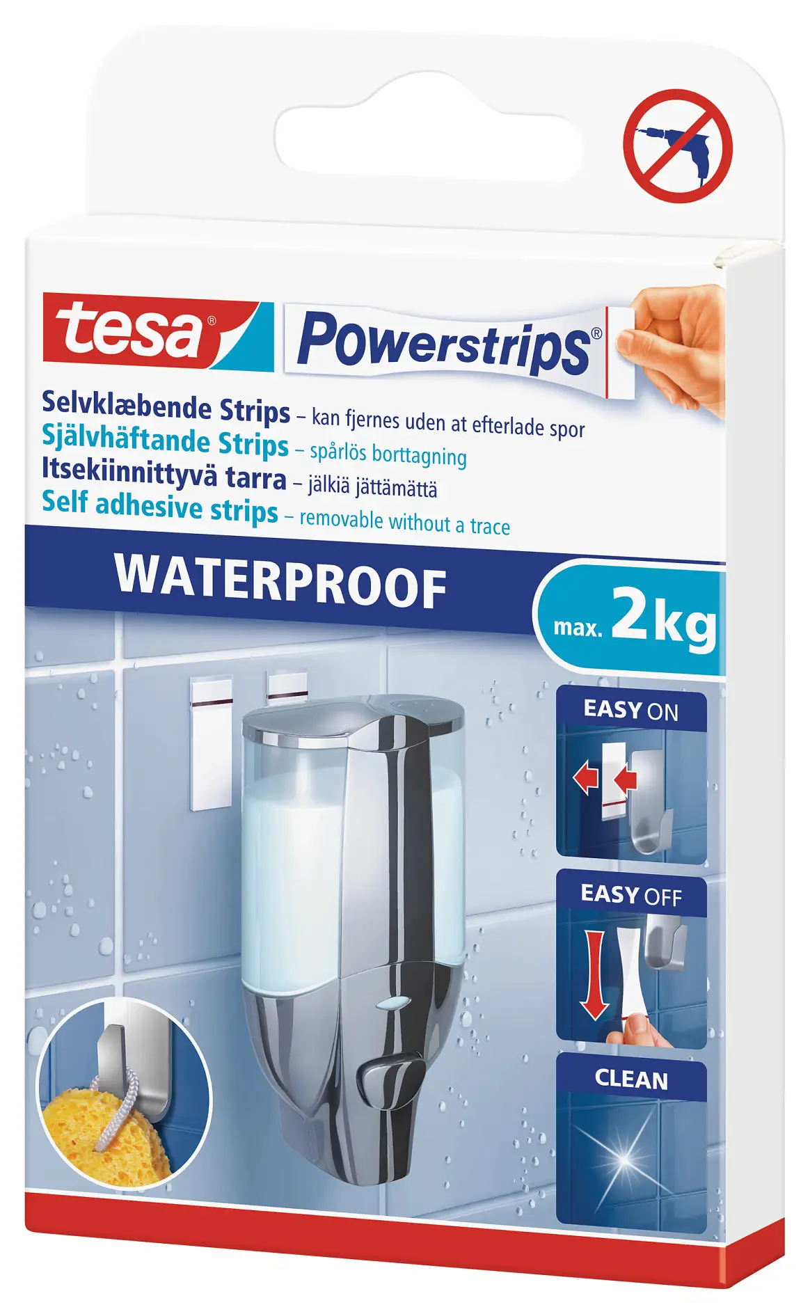 tesa Powerstrips waterproof large li 408