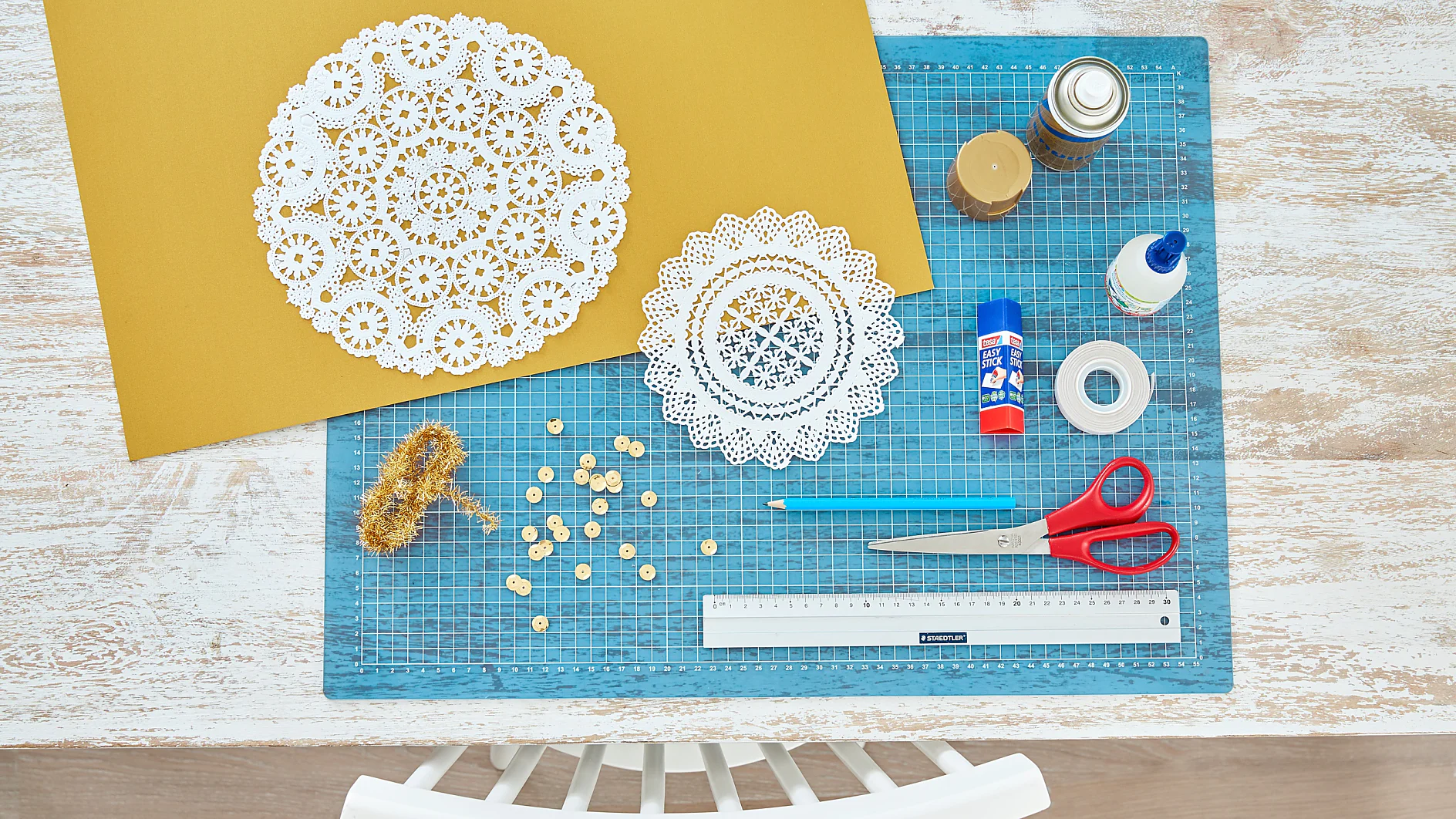 Material needed for our do it yourself crown Material needed for our do it yourself crown