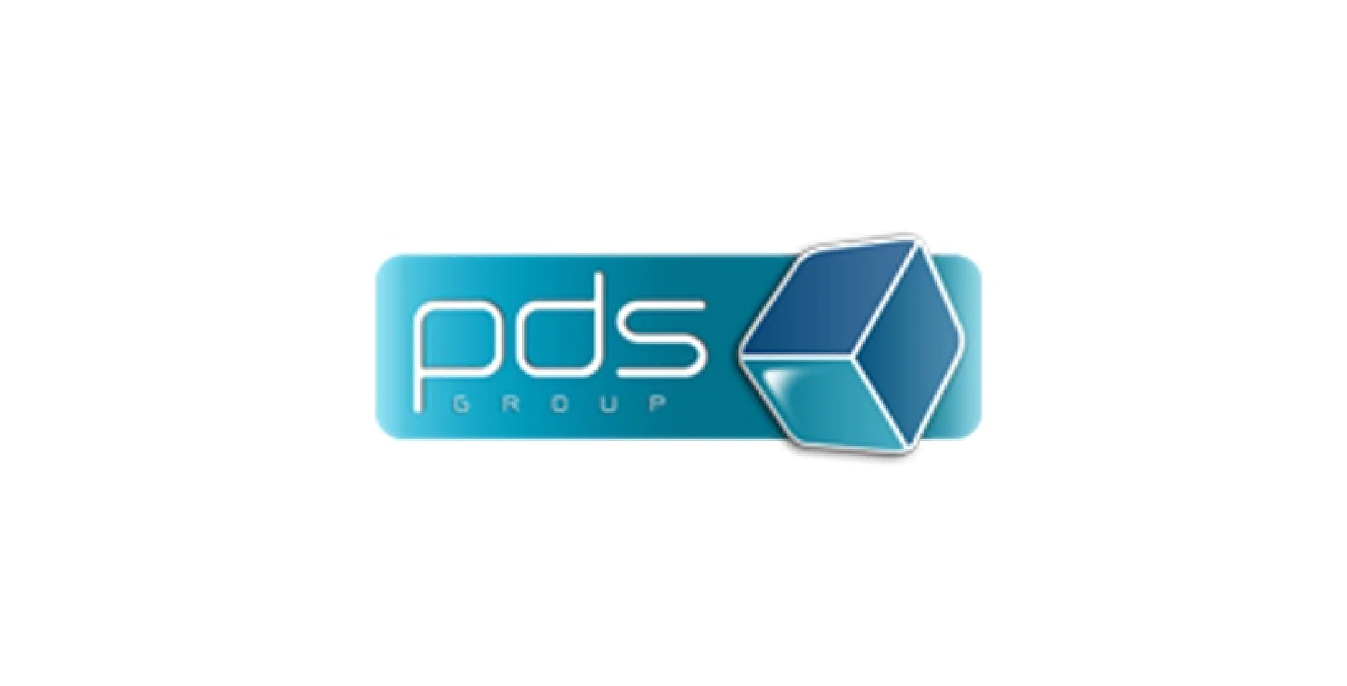 Logo of PDS Group featuring the text pds group in lowercase on a blue rectangle with a 3D cube on the right, along with mentions of tesa tape. (This text has been generated by AI)