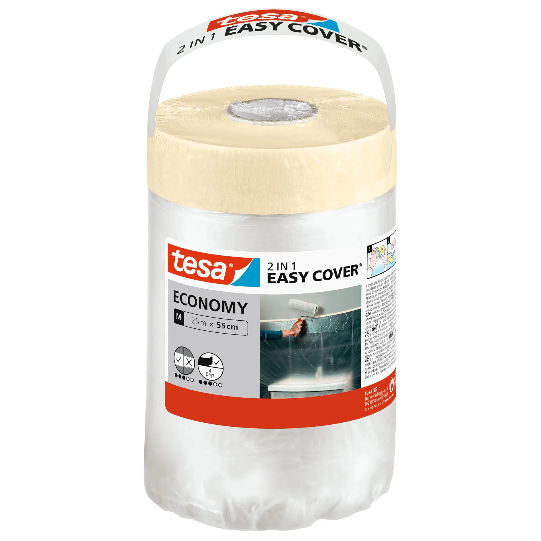 [en-en] tesa Professional Easy Cover Economy&nbsp;Refill, M, 25m x 55cm, (Consumer)