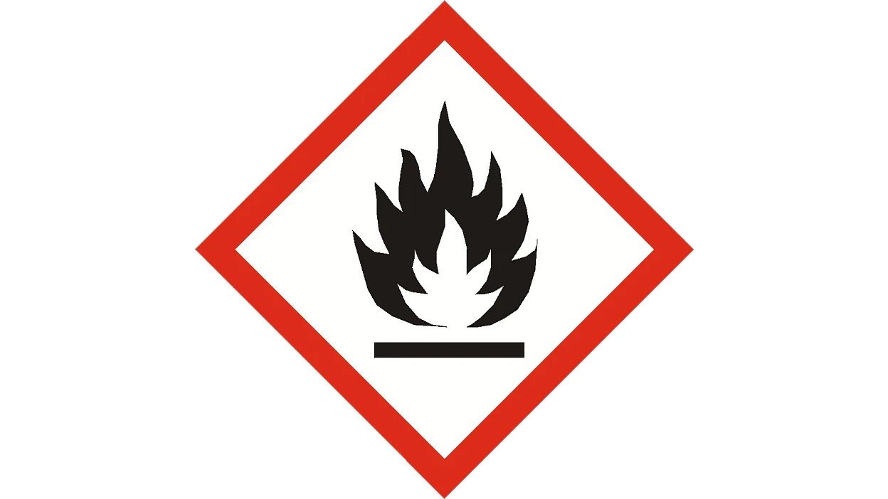 [en-en] Safety icon GHS02 flame