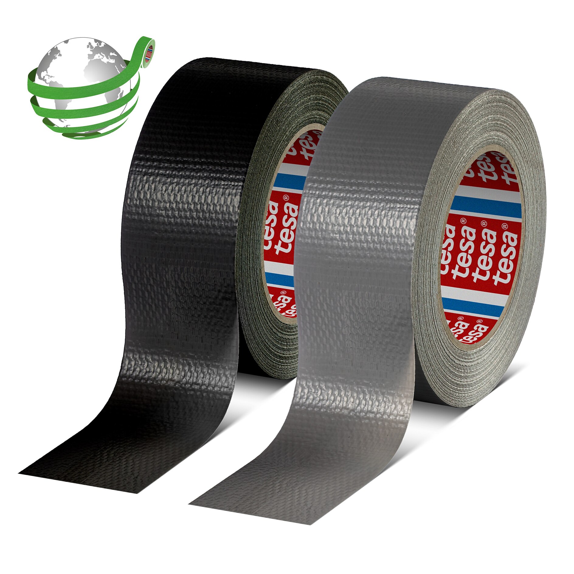 Tesa 4657 Nastro Adesivo In Tessuto Acrilico 50 M X 38 Mm, Grigio, Resistente Al Calore Per Auto E Industria