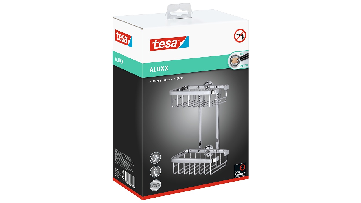 [en-en] tesa Aluxx Storage Basket Double