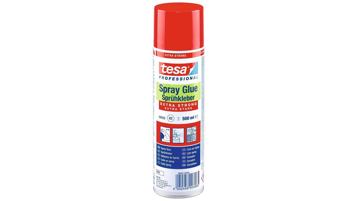 [en-en] tesa Professional Spray Glue Extra Strong LI602