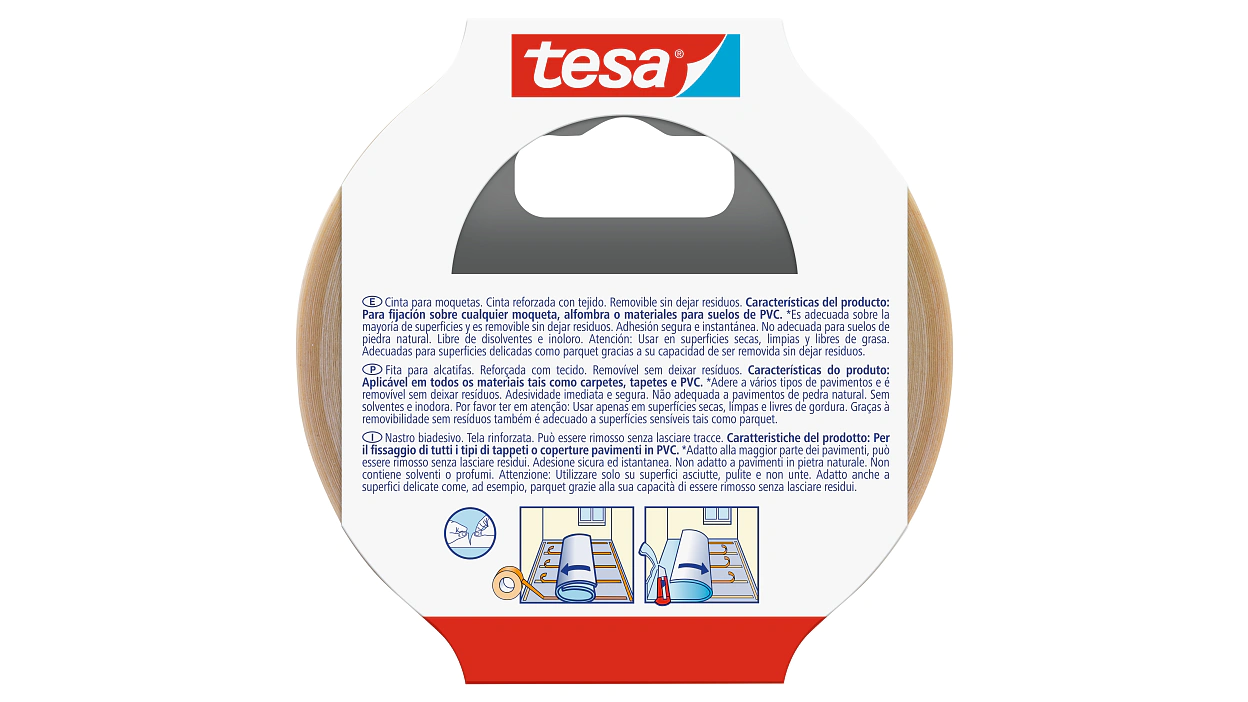 [en-en] Flooring tape residue-free removal, 10m:50mm, contour cuff