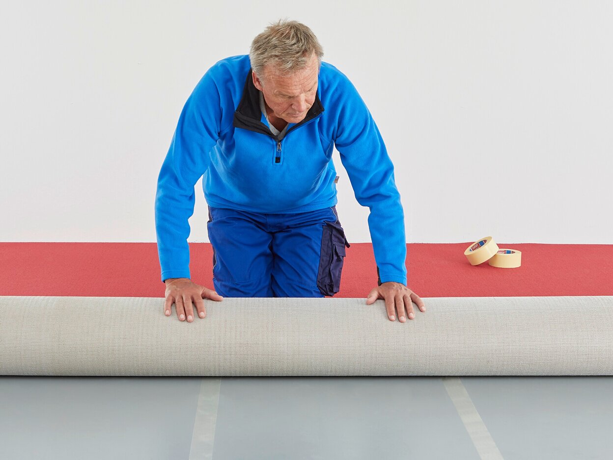 tesa 4934 double sided fabric tape step4of4