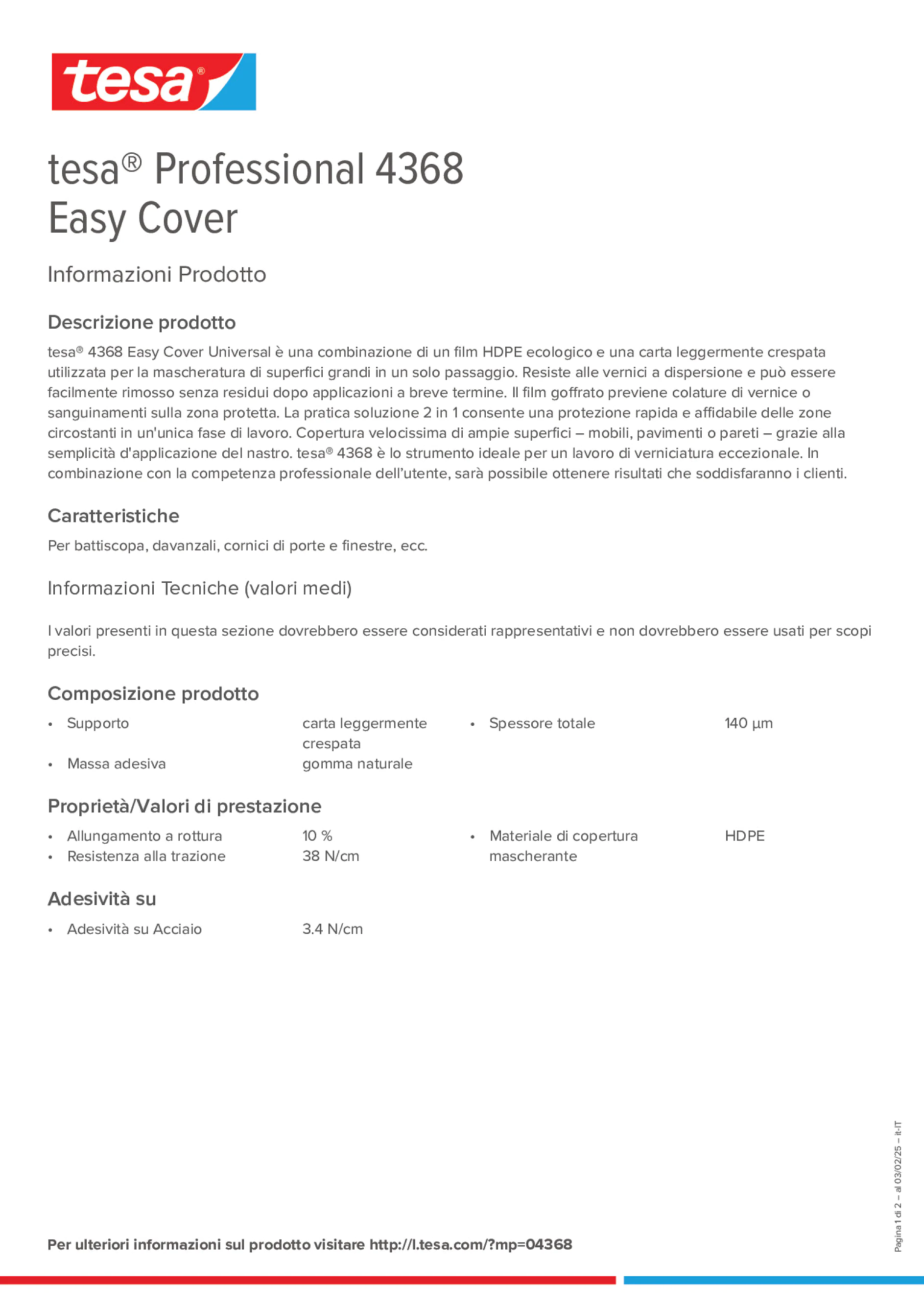 Product information_tesa® Professional 04368_it-IT