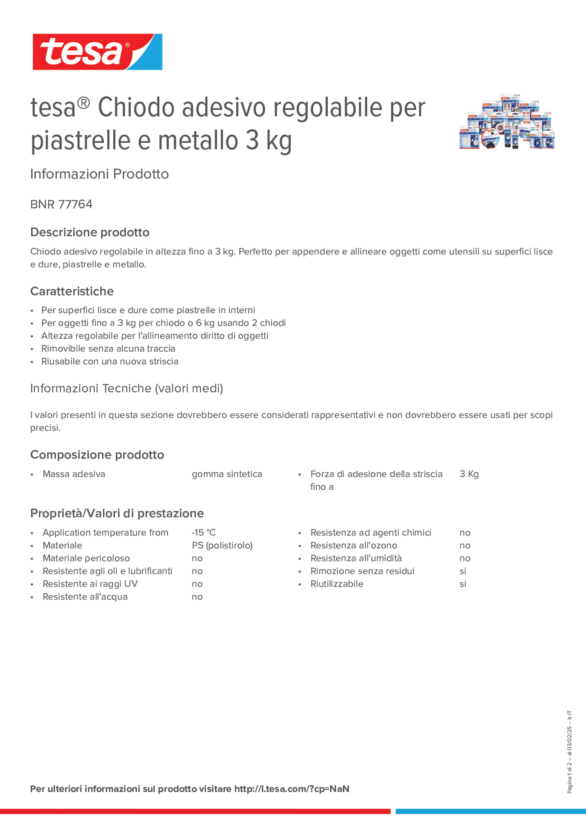 Product information_tesa® 77764_it-IT
