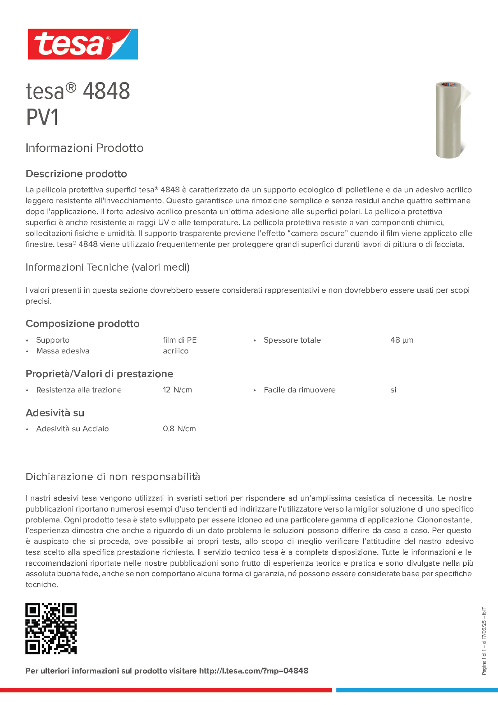 Product information_tesa® 4848_it-IT