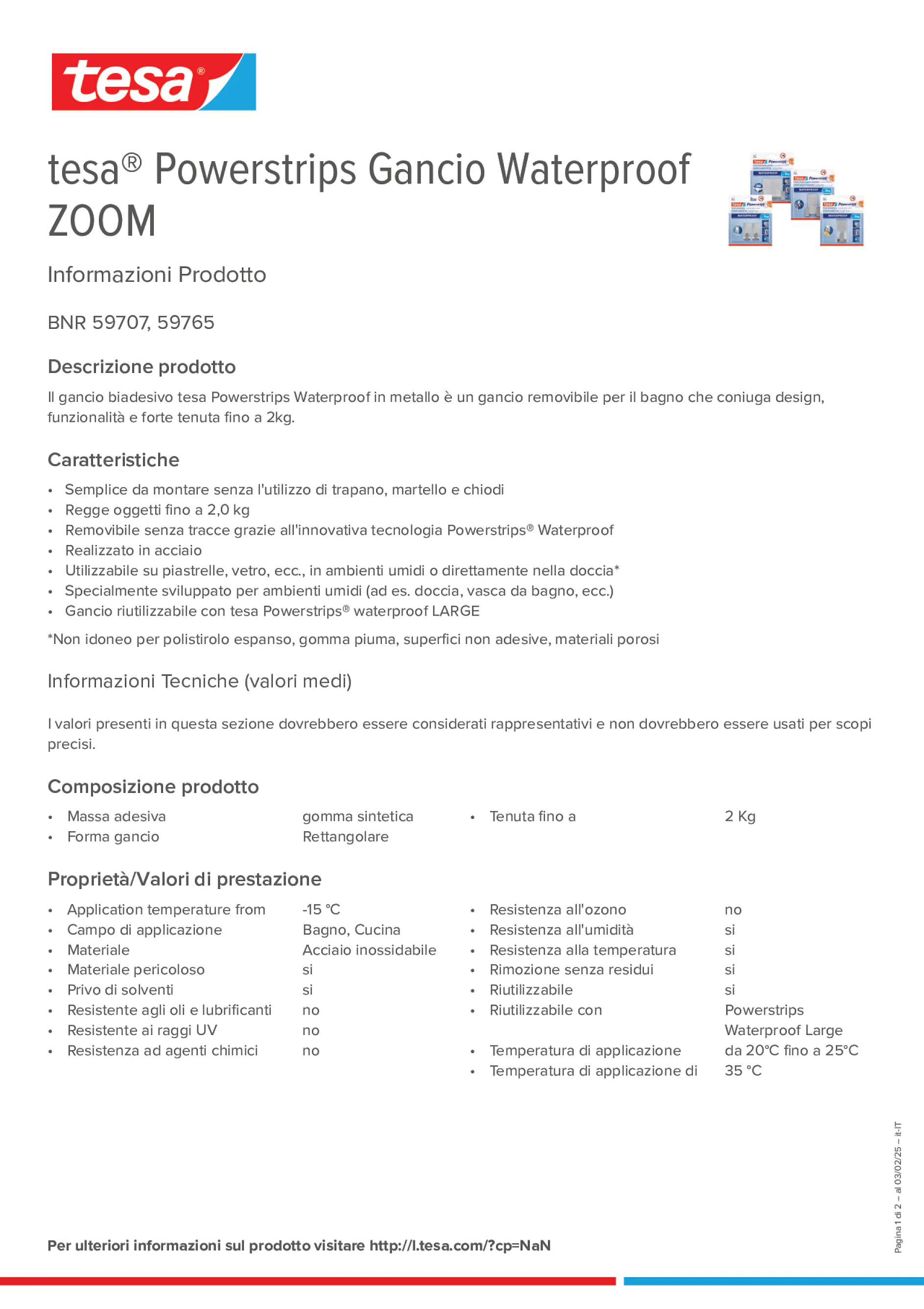 Product information_tesa® Powerstrips 59707_it-IT