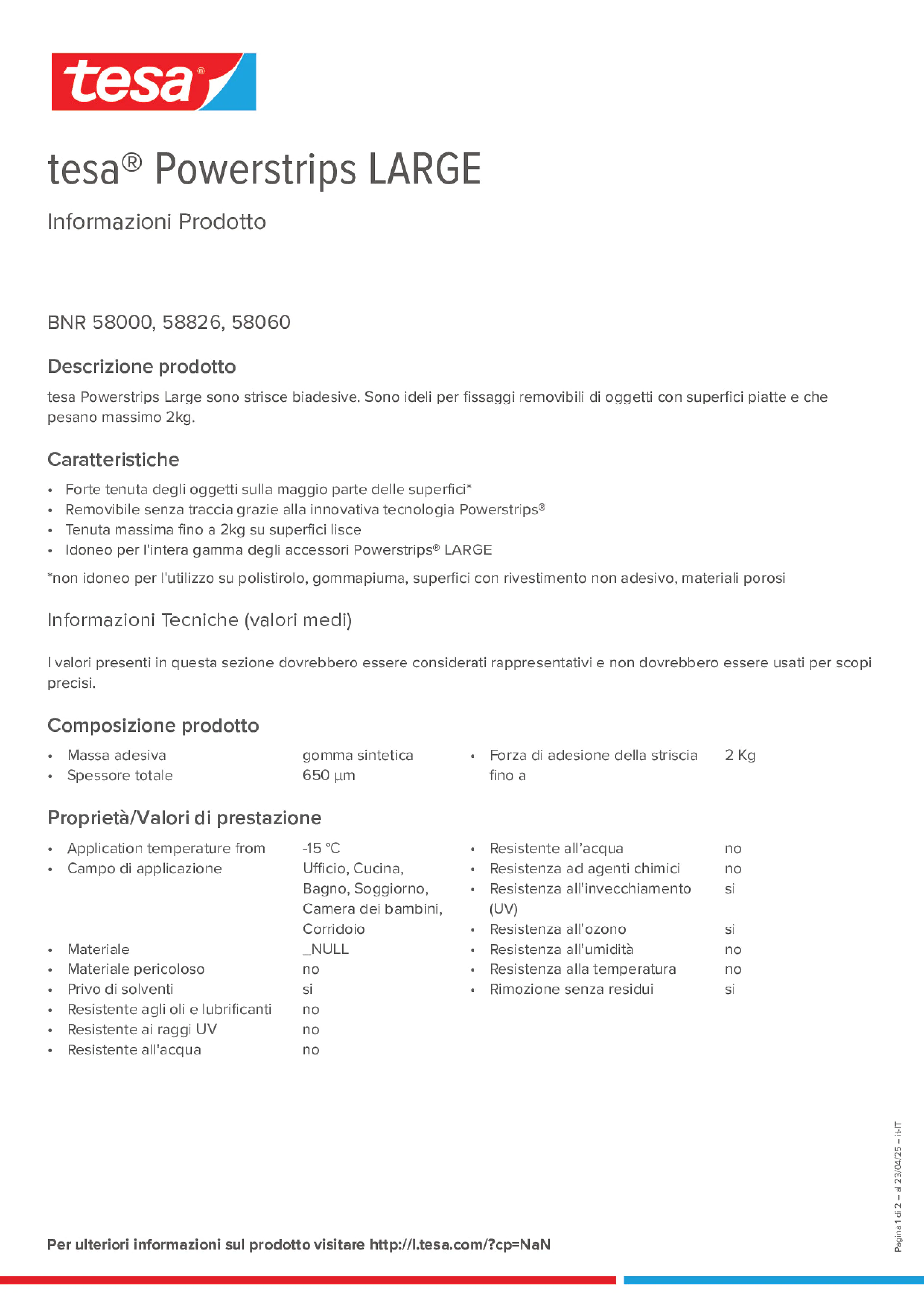 Product information_tesa® Powerstrips 58060_it-IT