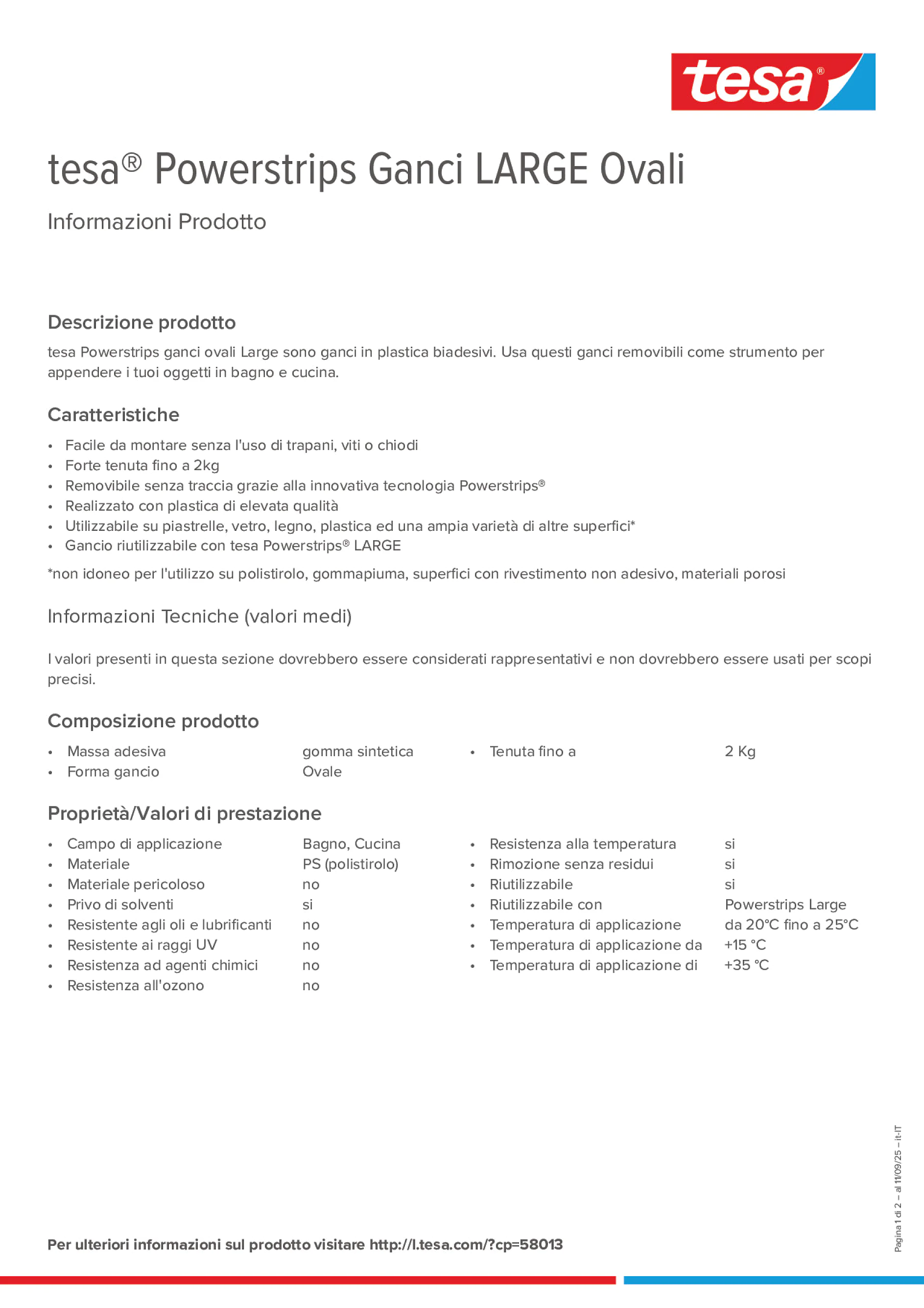 Product information_tesa® Powerstrips 58050_it-IT