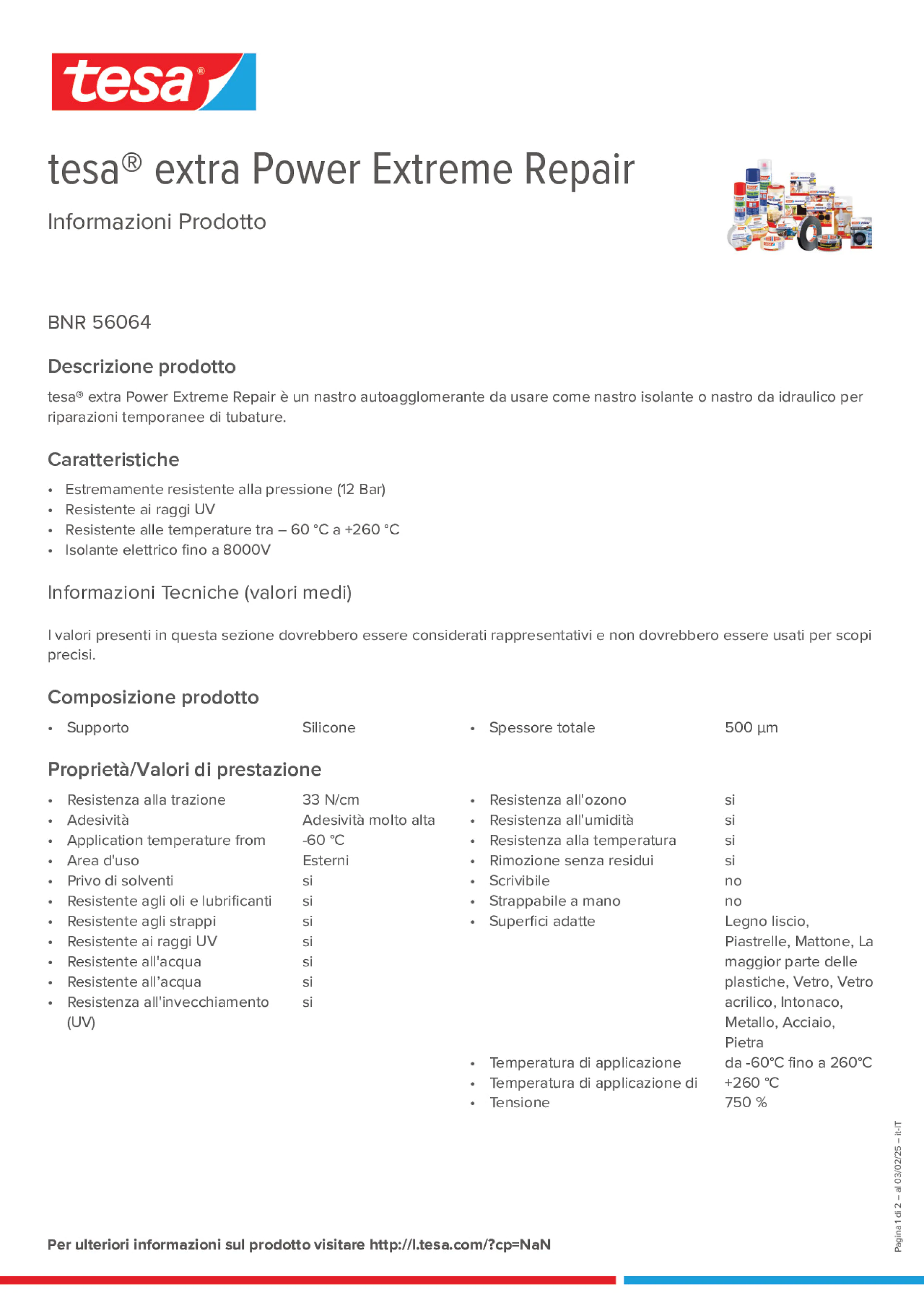 Product information_tesa® extra Power 56064_it-IT