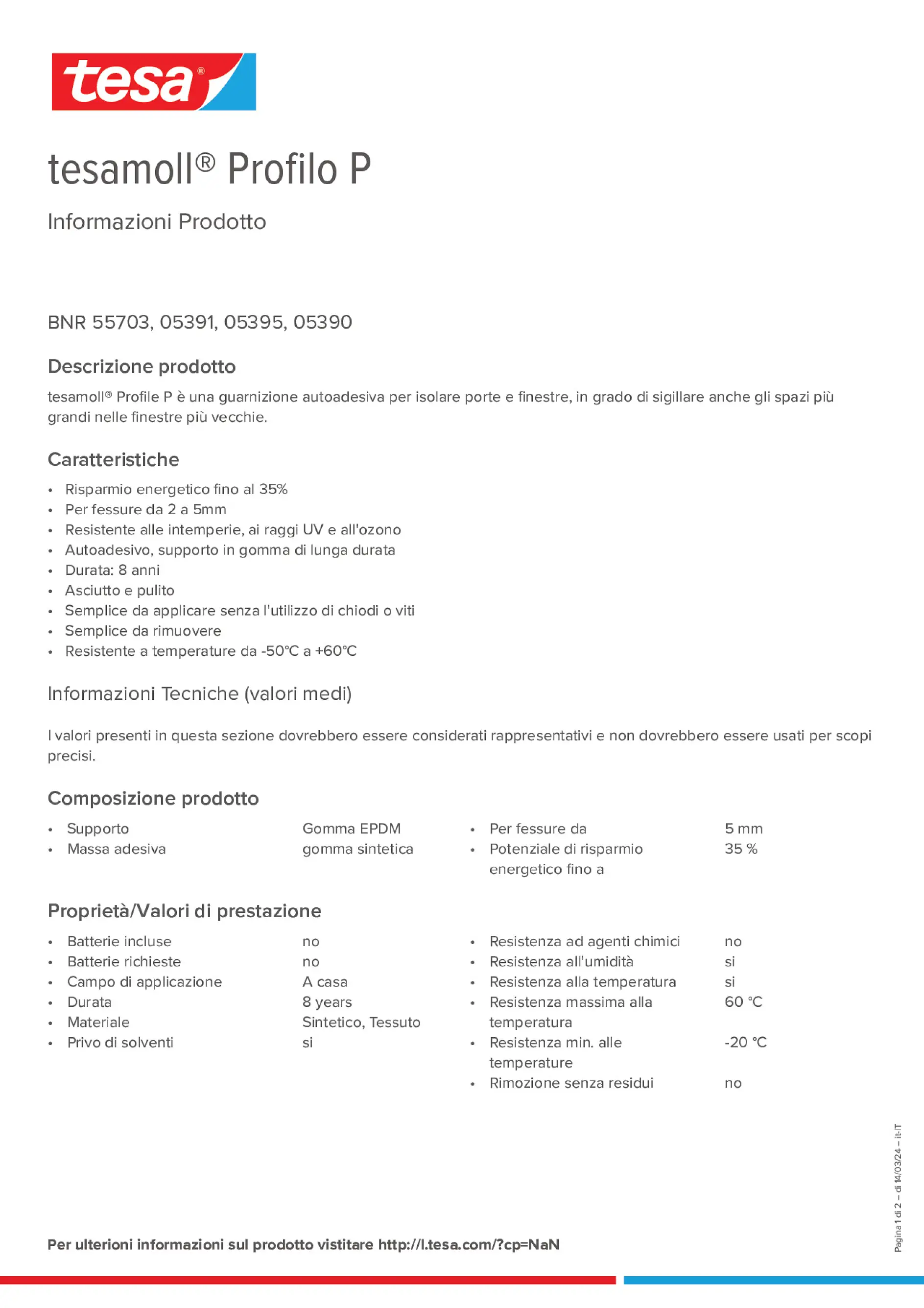 Product information_tesamoll® 5366_it-IT