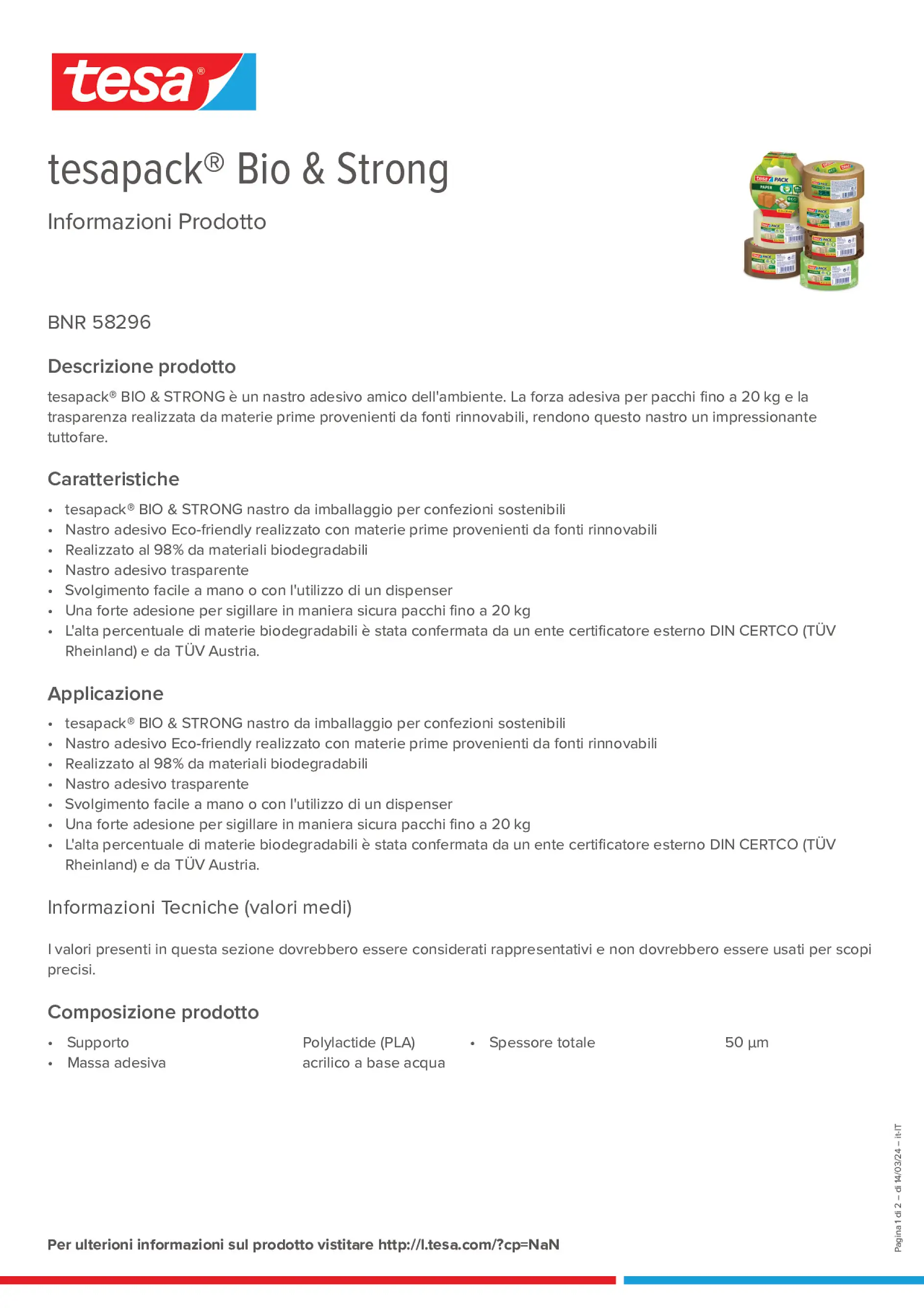 Product information_tesapack® 58296_it-IT