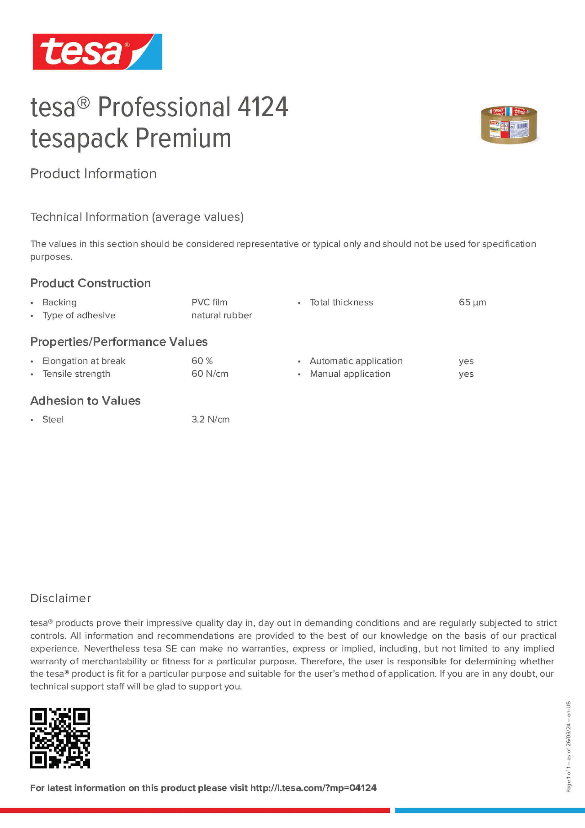 Product information_tesa® Professional 04124_en