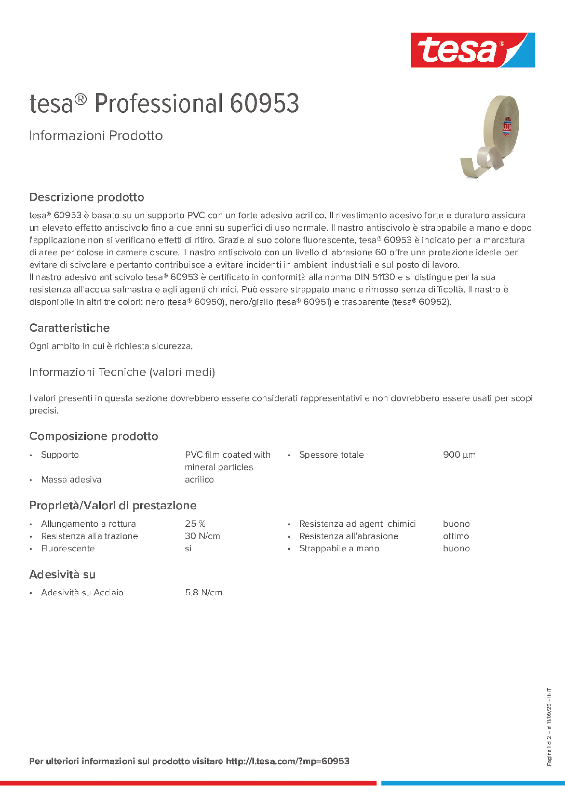 Product information_tesa® Professional 60953_it-IT