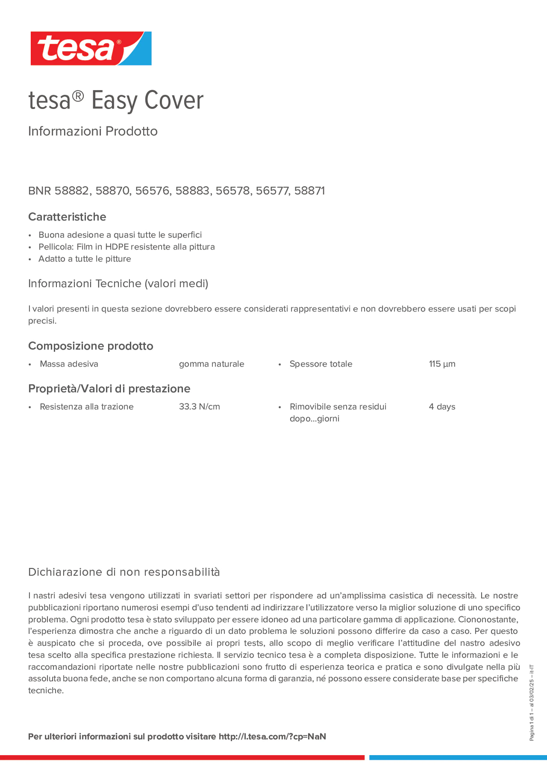 Product information_tesa® Easy Cover 58882_it-IT